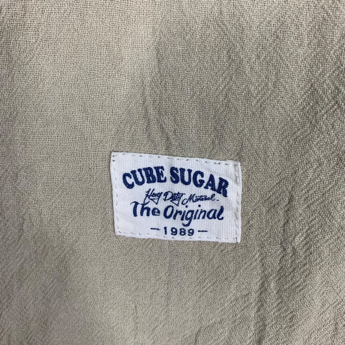 Japanese Brand CUBE SUGAR Colorblock Work Wear Button Shirt #0875-C39 Size US M / EU 48-50 / 2 - 14 Thumbnail