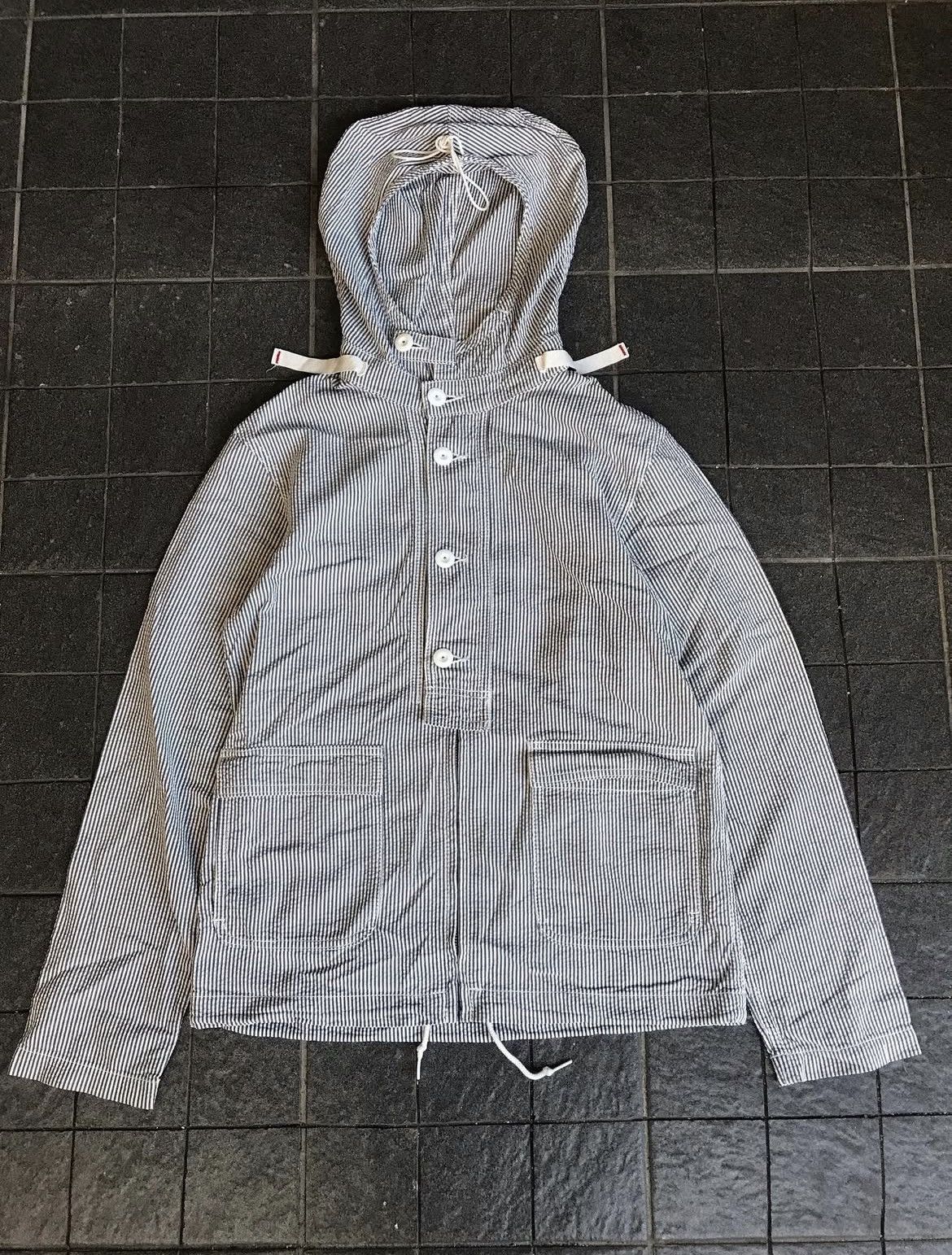 Nigel Cabourn Houston Gunner Smock Jacket Hickory Size US M / EU 48-50 / 2 - 1 Thumbnail