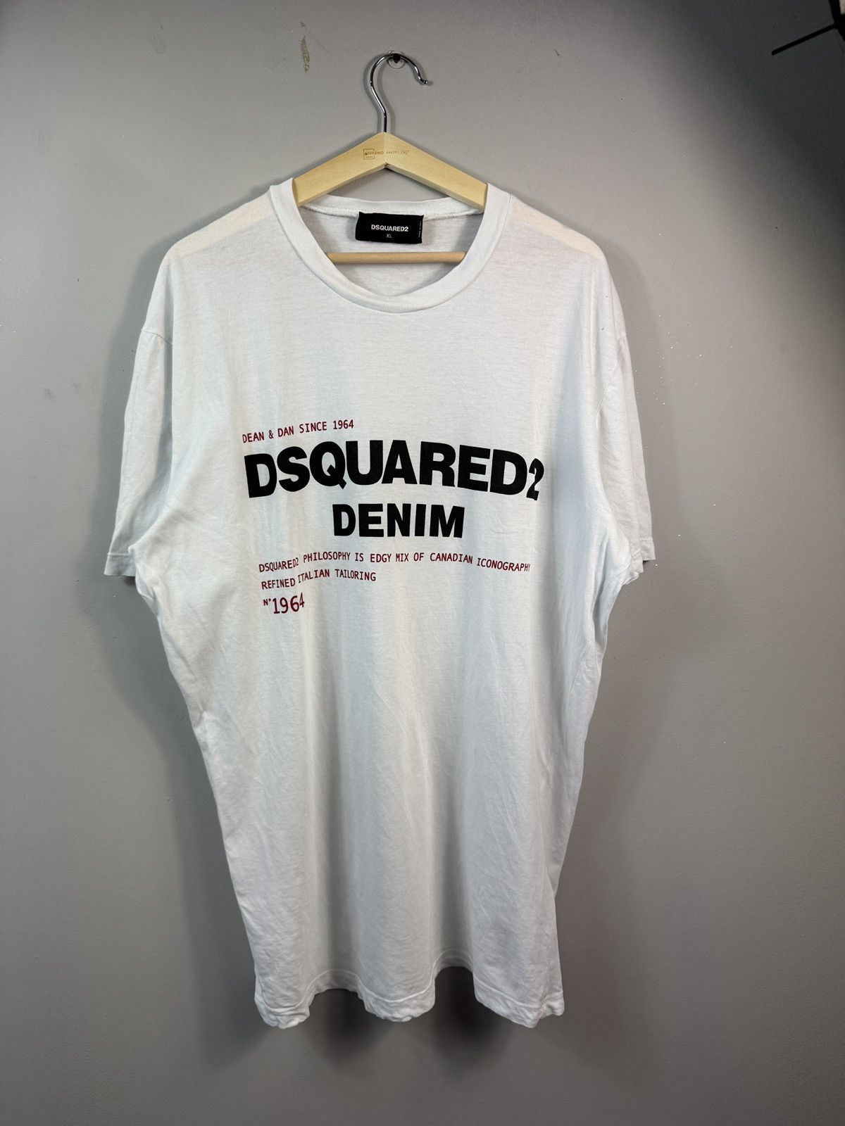 Dsquared2 Dsquared2 Denim White T-shirt Size US XL / EU 56 / 4 - 1 Thumbnail