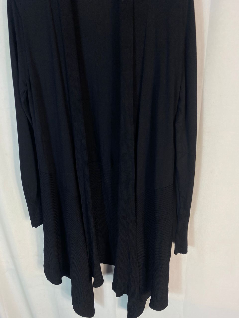 Zara Zara black long cardigan shirt Size L / US 10 / IT 46 - 8 Thumbnail