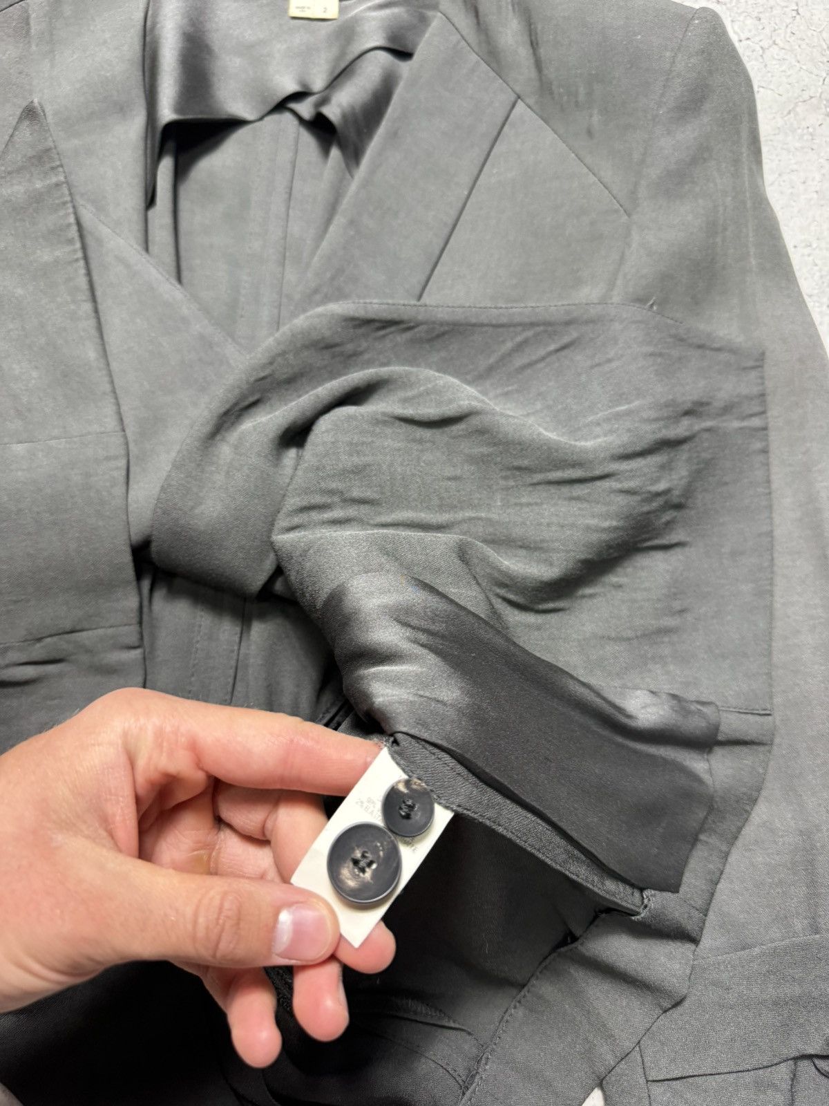 Helmut Lang Helmut Lang Luxury Vintage Blazer Size S / US 4 / IT 40 - 8 Thumbnail