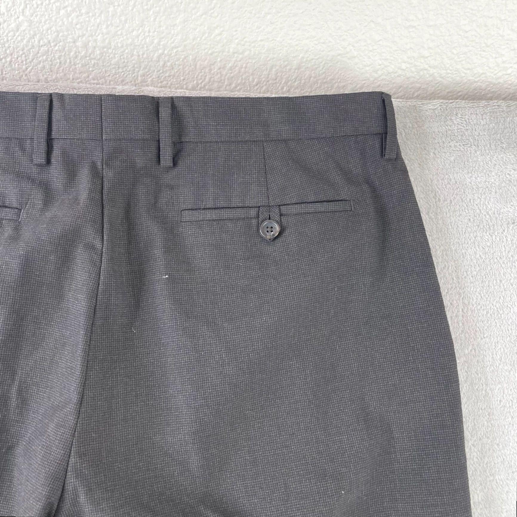Banana Republic Banana Republic Dress Pants Men 34x32 Heather Brown Straight Leg Classic Fit Pants Dress Men's Brown Heather 34x32 Size US 34 / EU 50 - 6 Thumbnail
