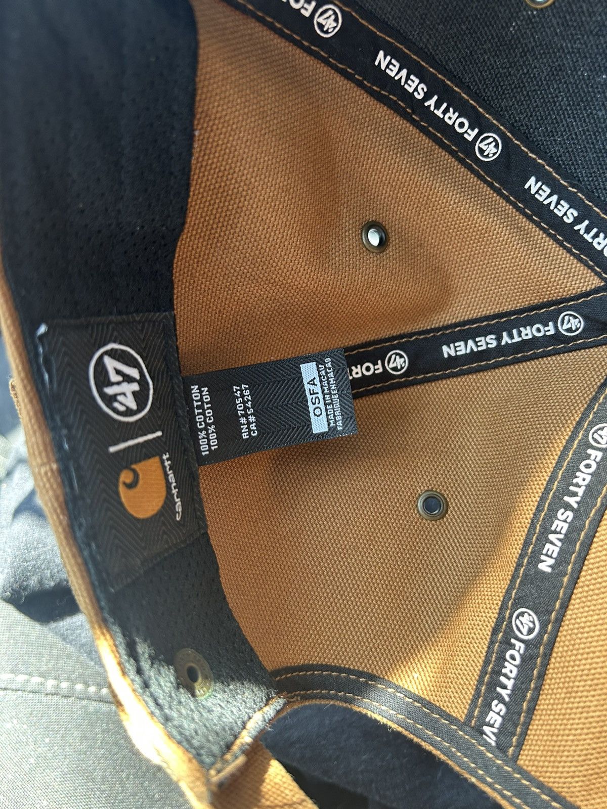 47 × Carhartt Vintage Carhartt 47 circa 1961 Hat Size ONE SIZE - 4 Thumbnail