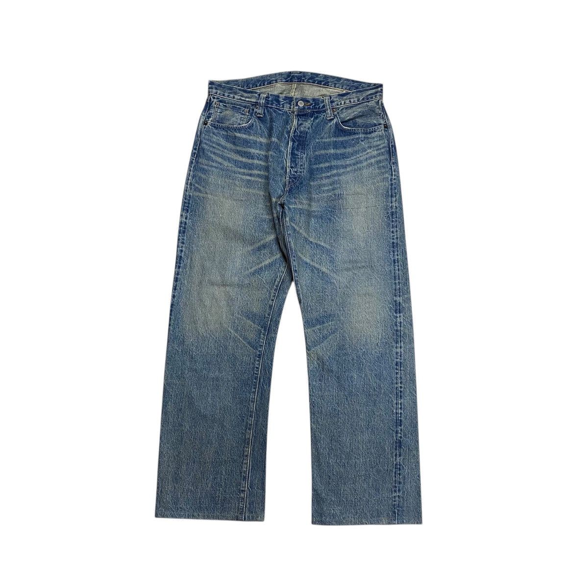 Japanese Brand × Sugar Cane × Vintage Sugarc Cane & Co. Selvedge Distressed Washed Denim Pants Size US 38 / EU 54 - 1 Thumbnail