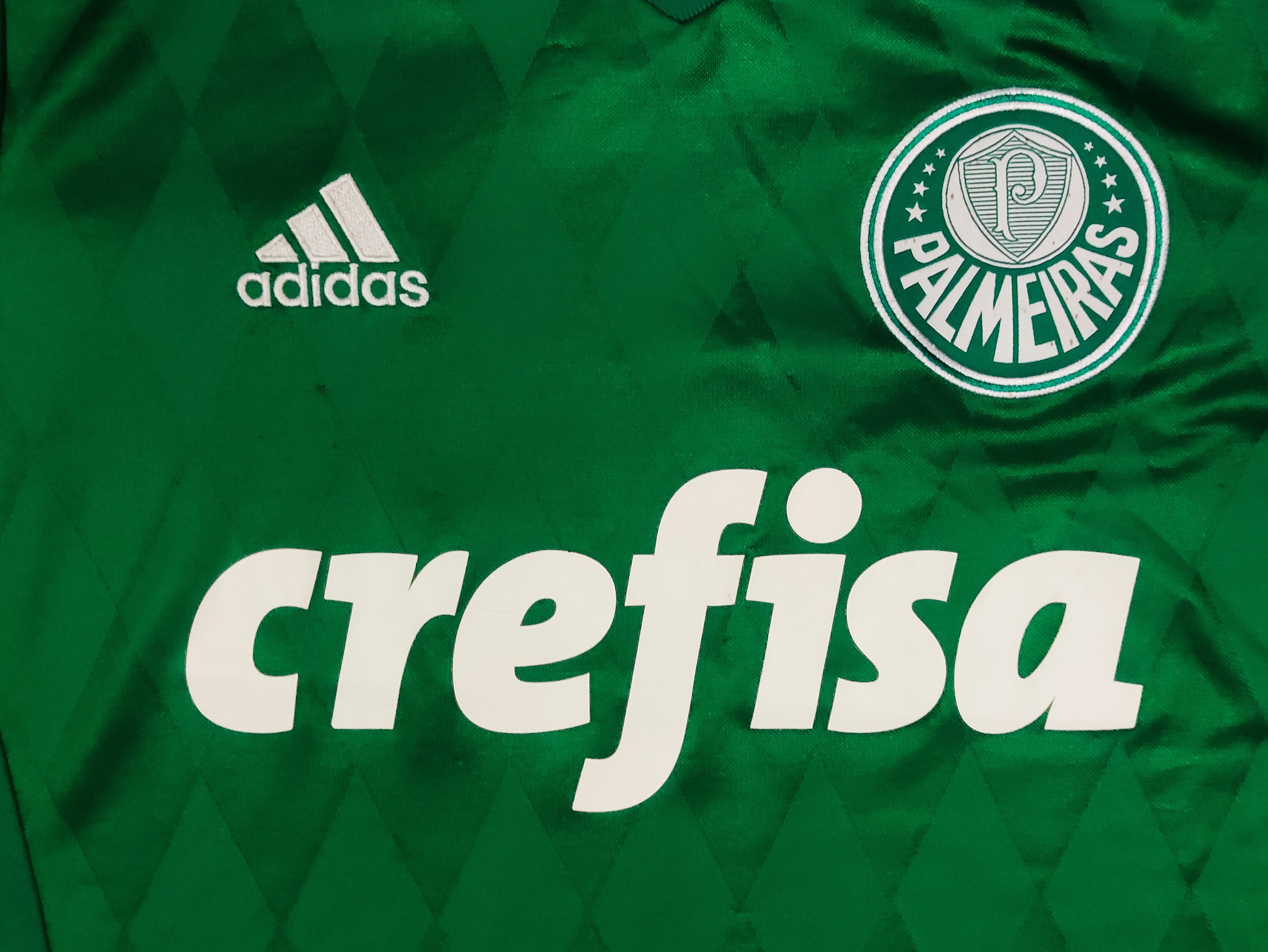 Adidas Palmeiras 2015 Adidas "Crefisa" Home Shirt Size US M / EU 48-50 / 2 - 8 Thumbnail