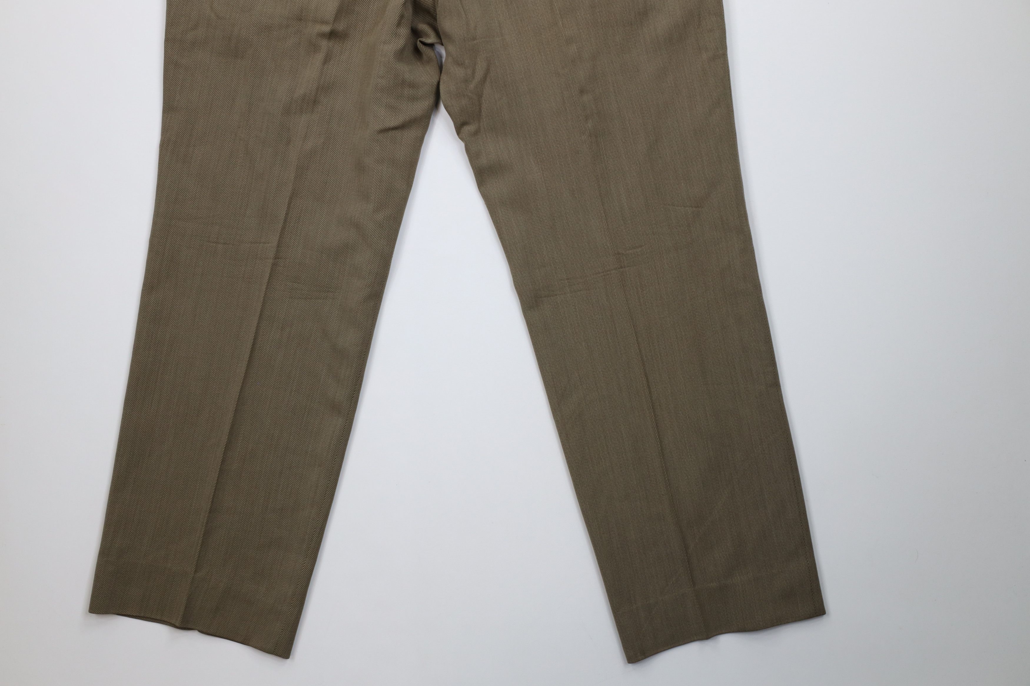 Vintage Vintage 70s Streetwear Wool Blend Whipcord Chino Pants USA Size US 36 / EU 52 - 12 Thumbnail
