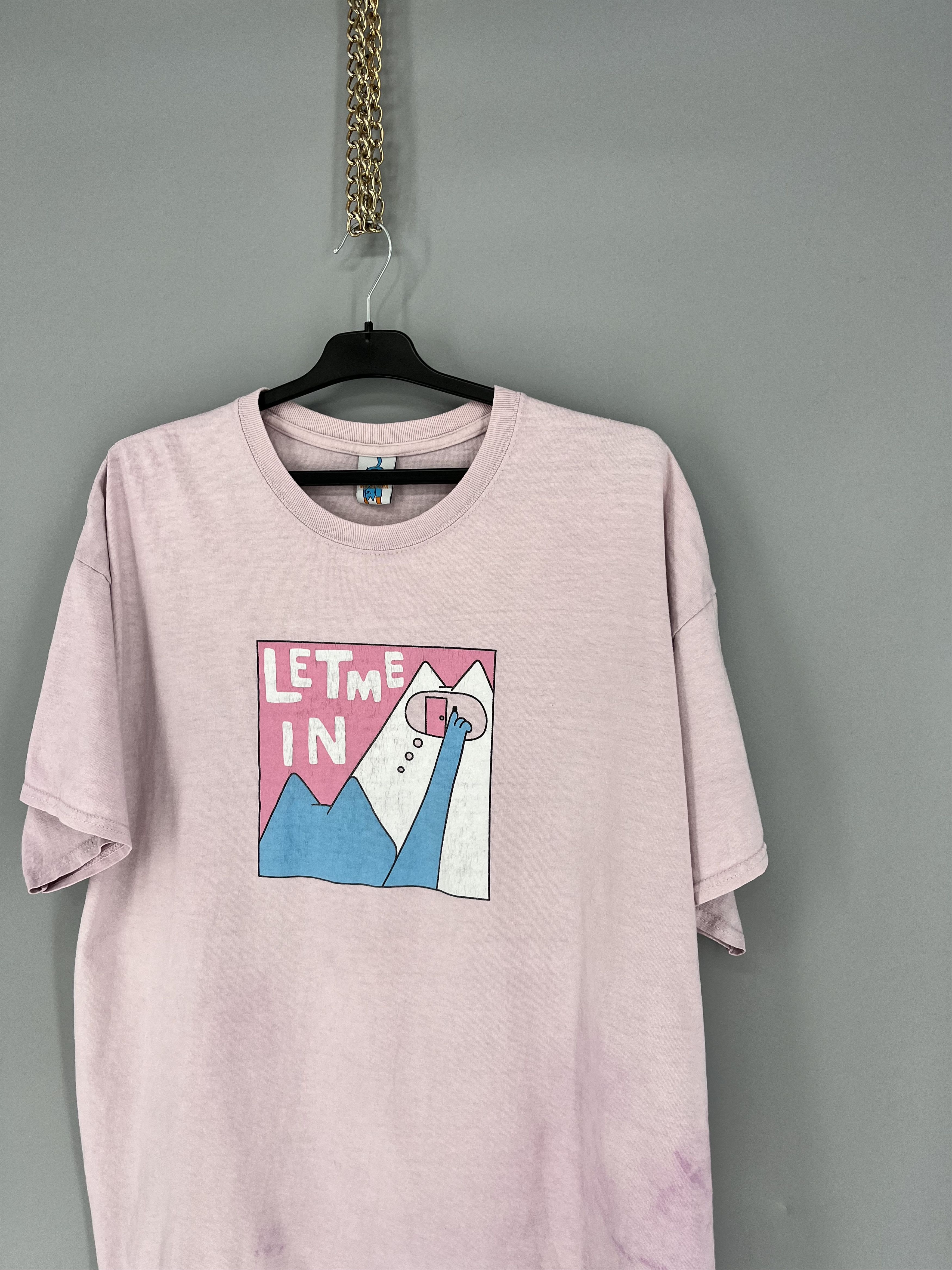 RIPNDIP Vintage Leon Karssen Cat "let Me In” Pink T-Shirts Size XXL Size US XXL / EU 58 / 5 - 4 Thumbnail