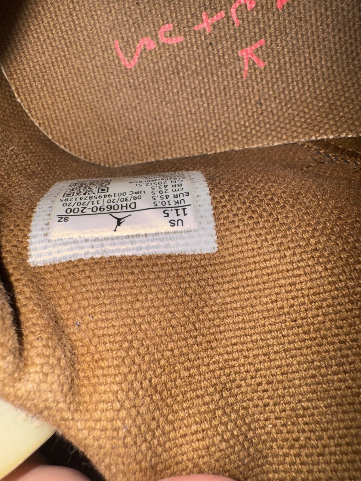 Jordan Brand × Travis Scott Travis Scott Jordan 6 Size 11.5 Size US 11.5 / EU 44-45 - 7 Thumbnail