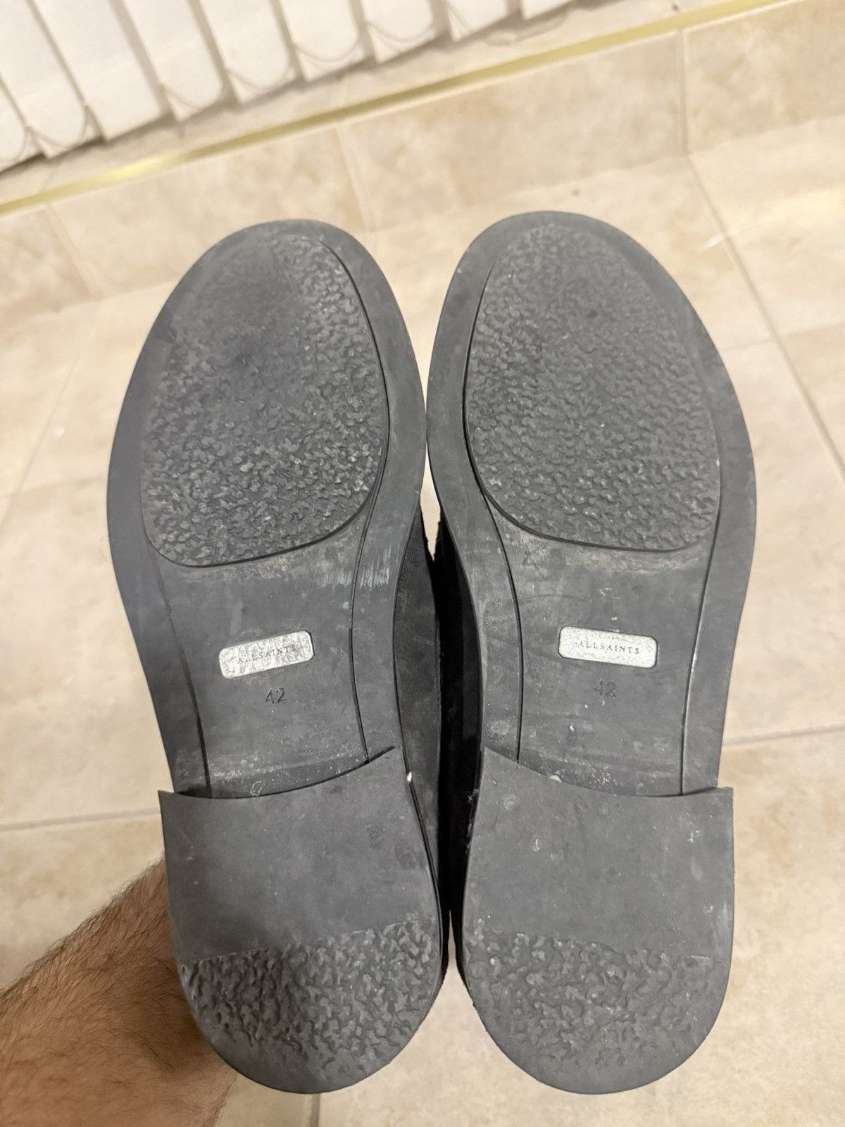 Allsaints ALLSAINTS Suede Penny Loafers Size US 9.5 / EU 42-43 - 5 Thumbnail