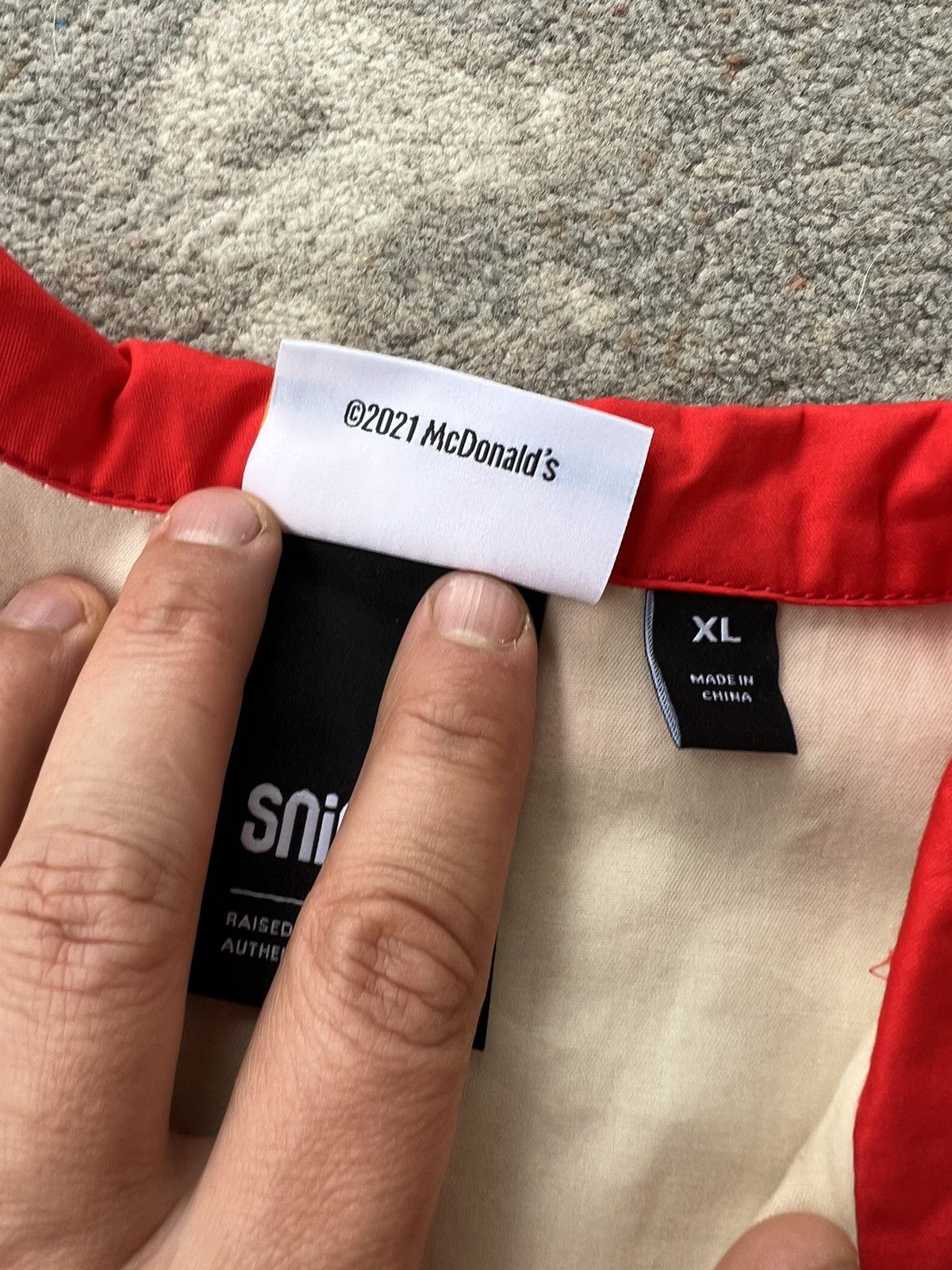 Snipes Snipes McDonald's Shirt Size US XL / EU 56 / 4 - 6 Thumbnail