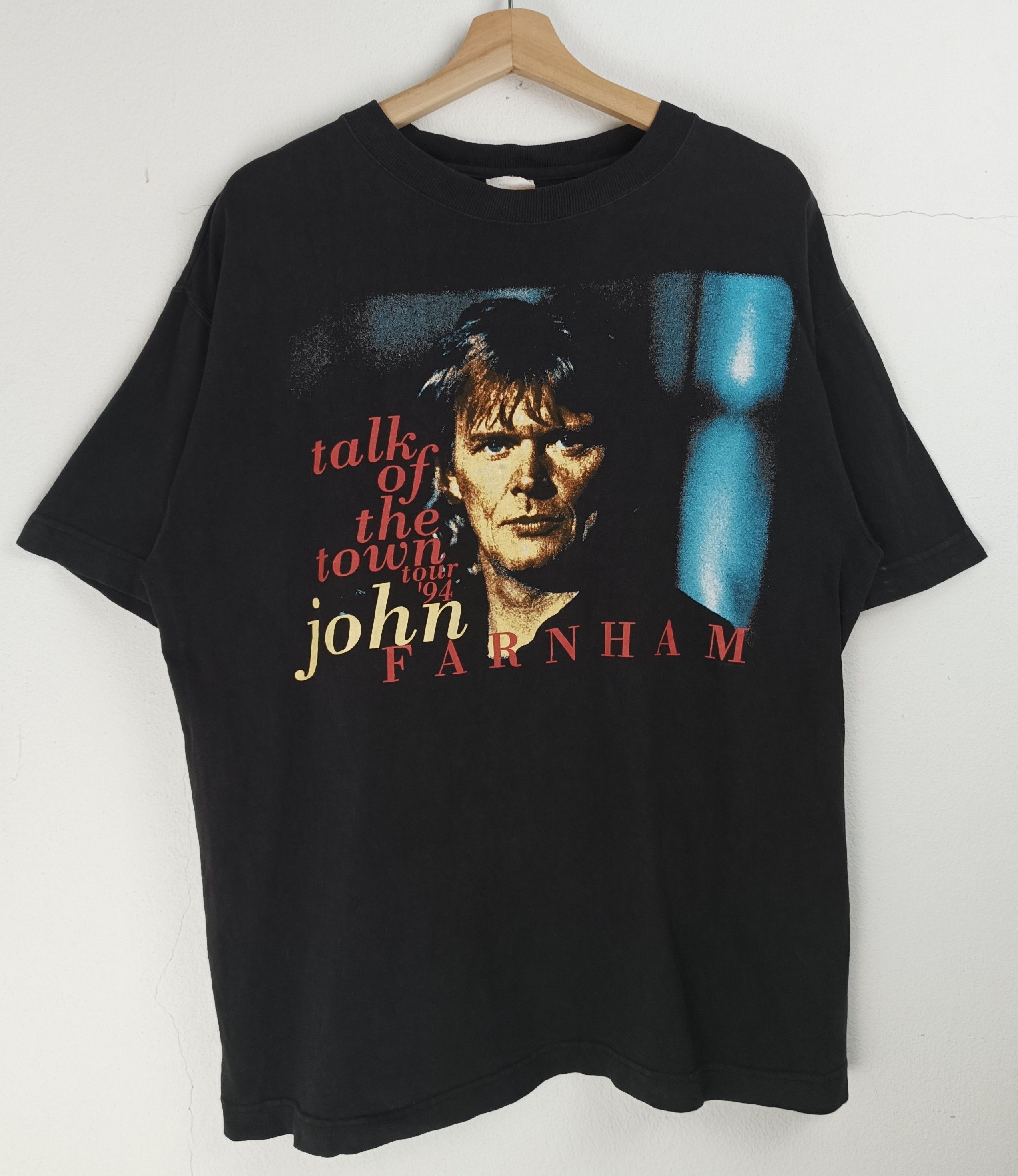 Band Tees VINTAGE '94 JOHN FARNHAM TALK OF THE TOWN TEE aussie celine Size US L / EU 52-54 / 3 - 3 Thumbnail