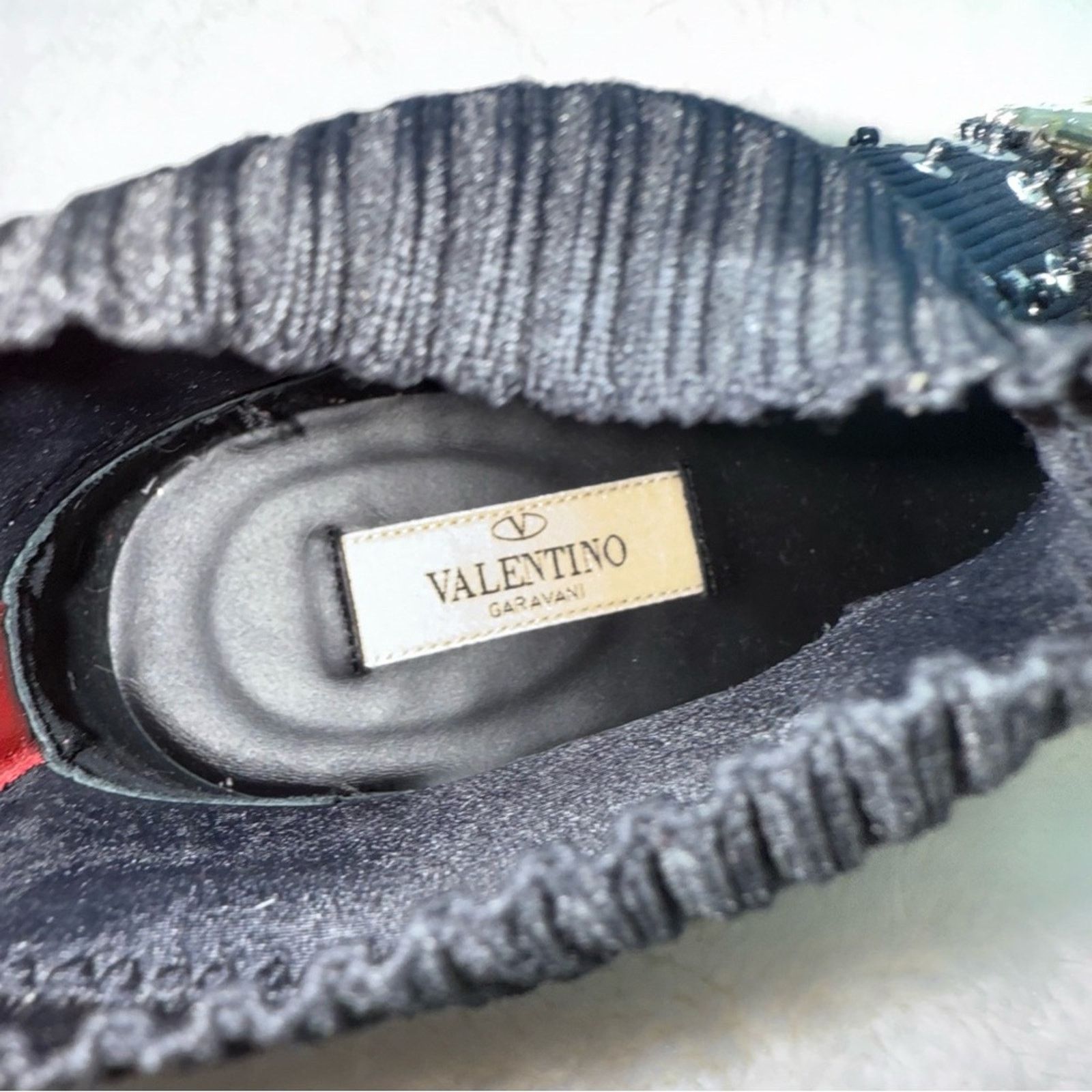 Valentino NEW!! Valentino women ankle booties with crystals size 37 EU Size US 7 / IT 37 - 6 Thumbnail