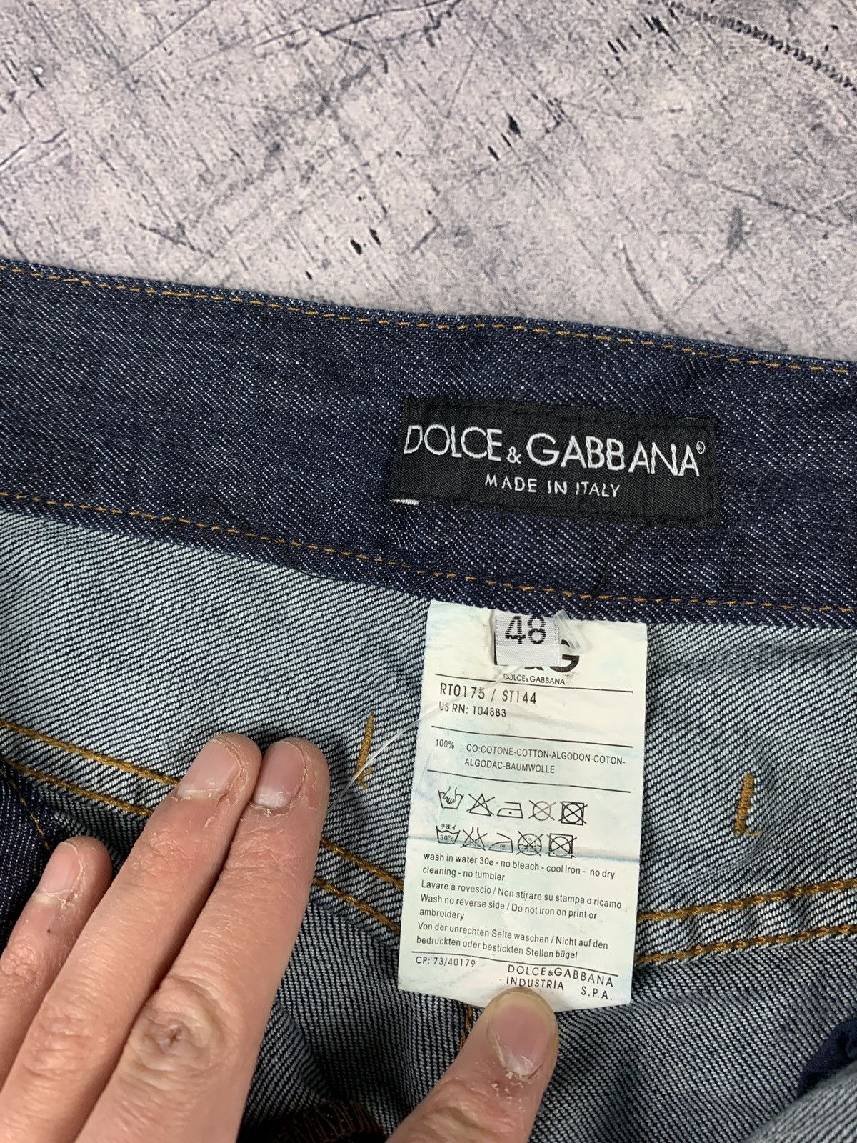 Dolce & Gabbana Vintage Dolce Gabbana Jeans Made in Italy 90s Size US 32 / EU 48 - 13 Thumbnail