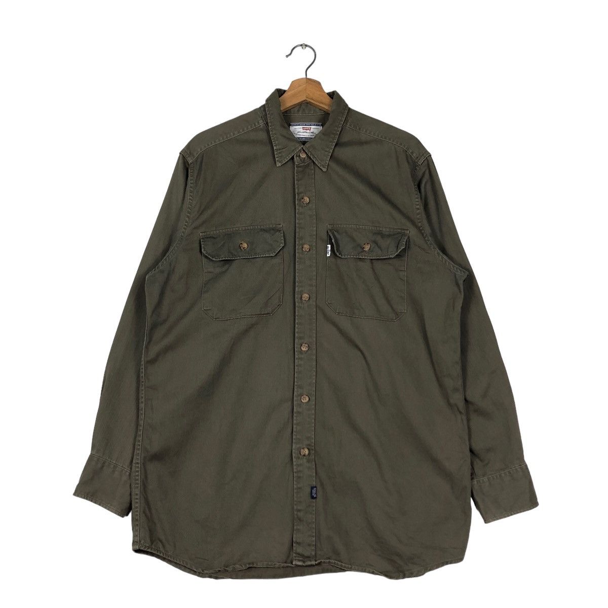 Levi's 🔥Vintage Levi’s Shirr Jacket Button Size US L / EU 52-54 / 3 - 1 Thumbnail