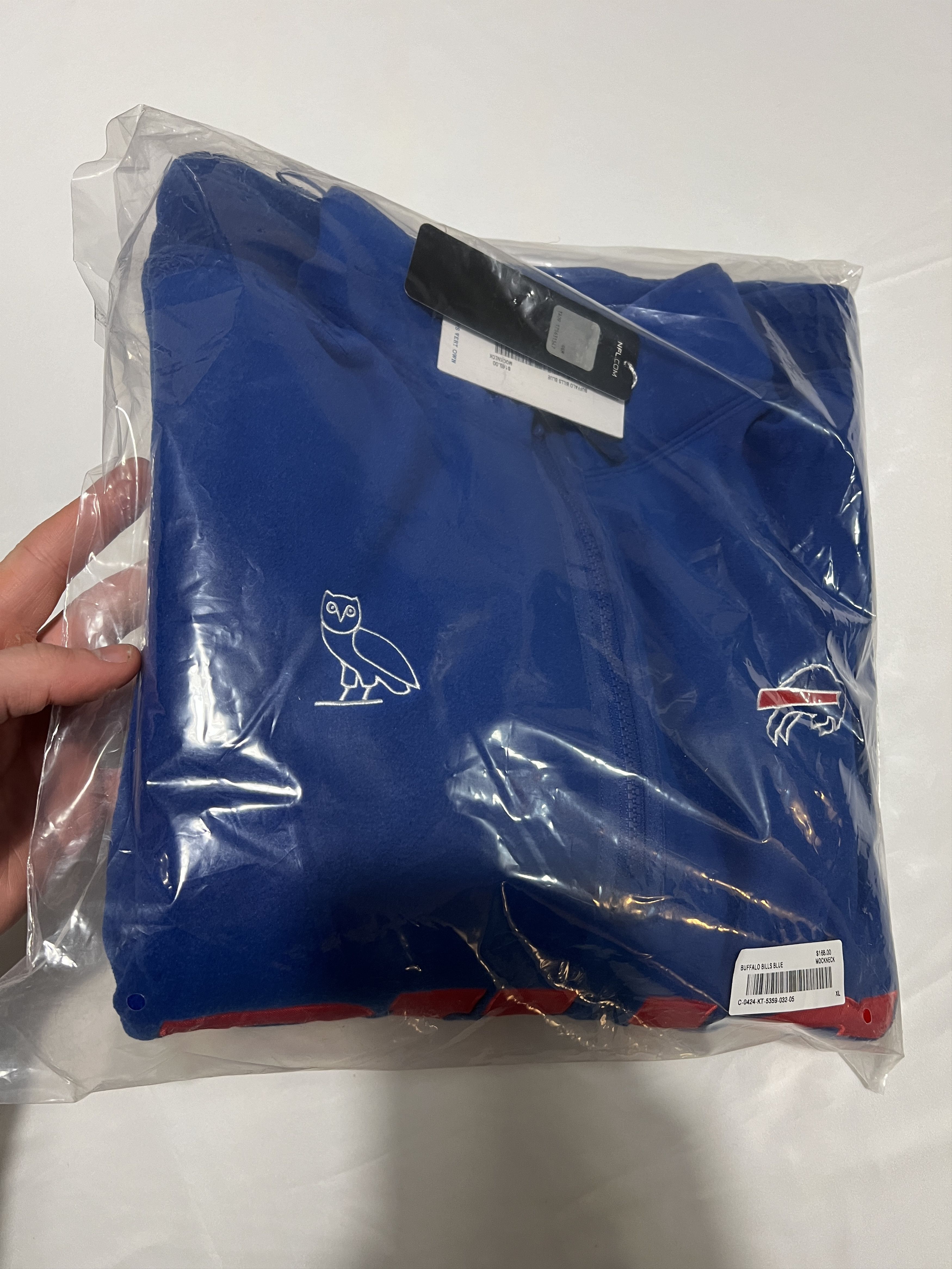 NFL OVO x NFL x Polartec BILLS MOCK NECK QUARTER-ZIP FLEECE Size US XL / EU 56 / 4 - 2 Thumbnail