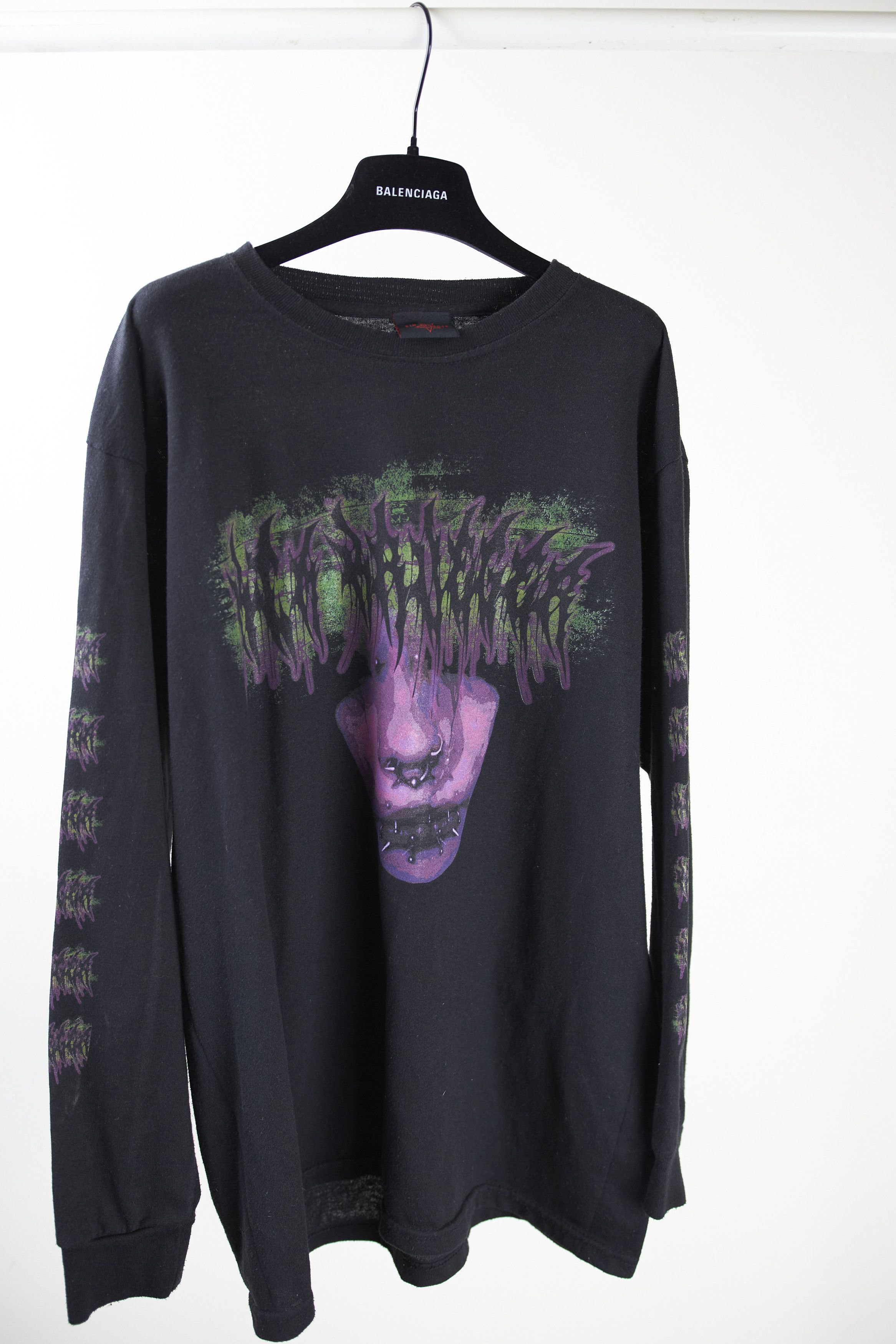 Kim Krueger Kim Krueger Burberry Erry “Pierced Face” Longsleeve Tee Size US L / EU 52-54 / 3 - 1 Thumbnail