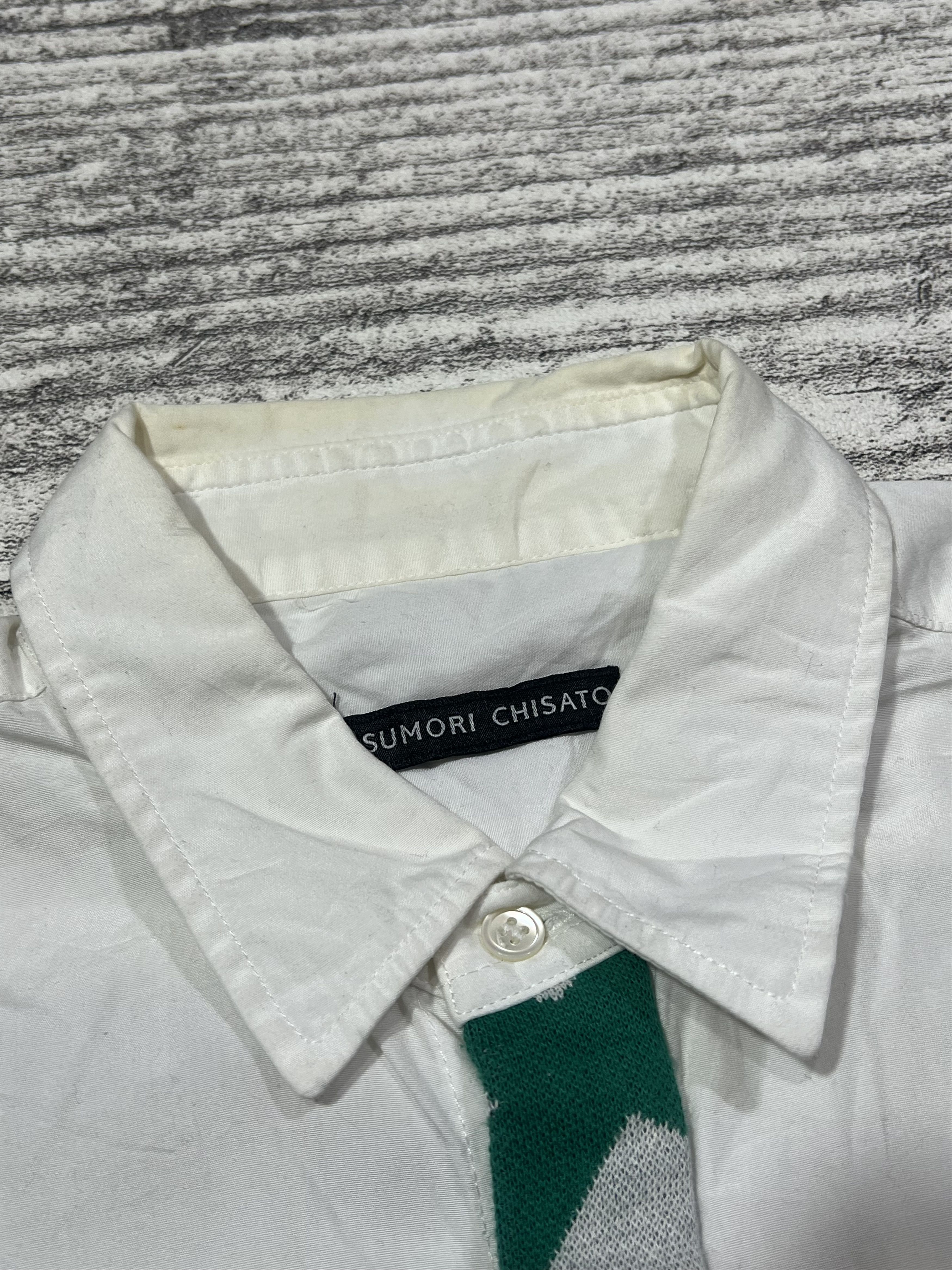 Issey Miyake 2000s Tsumori Chisato Japanese Hybrid Work Shirt Size US M / EU 48-50 / 2 - 3 Thumbnail