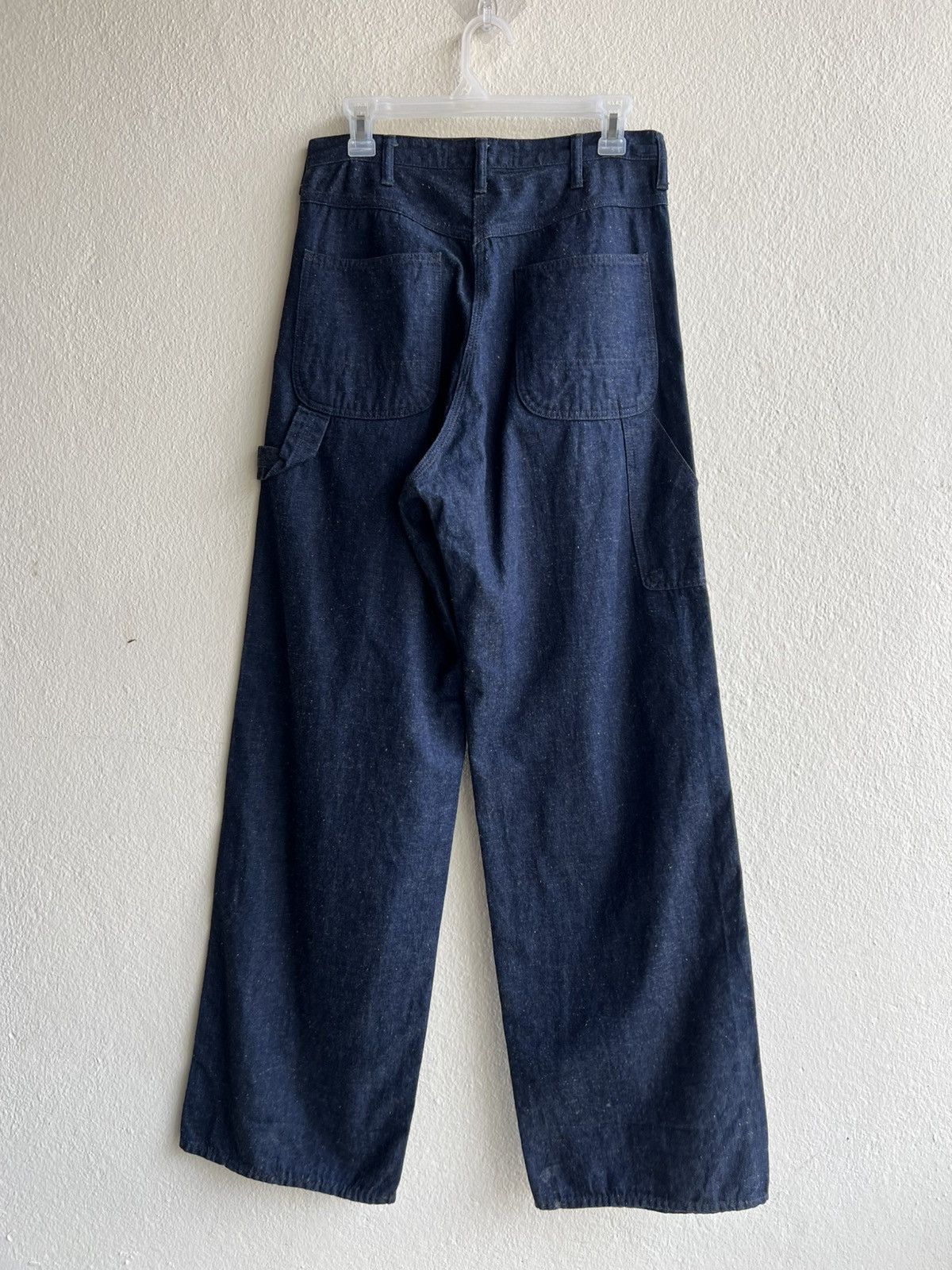 Freewheelers APACHE Japan Indigo Blue Denim Loose Military Work Jeans Size US 29 - 2 Thumbnail