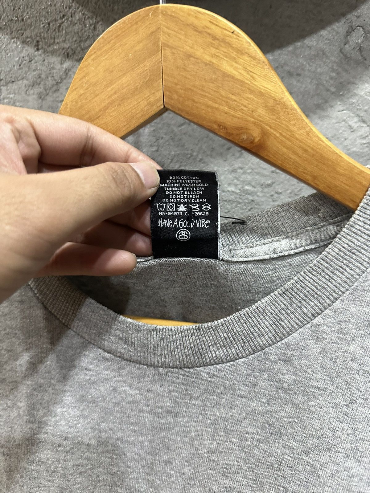 Stussy Stussy 2000s Design Grey Medium Size Tee Size US M / EU 48-50 / 2 - 5 Thumbnail