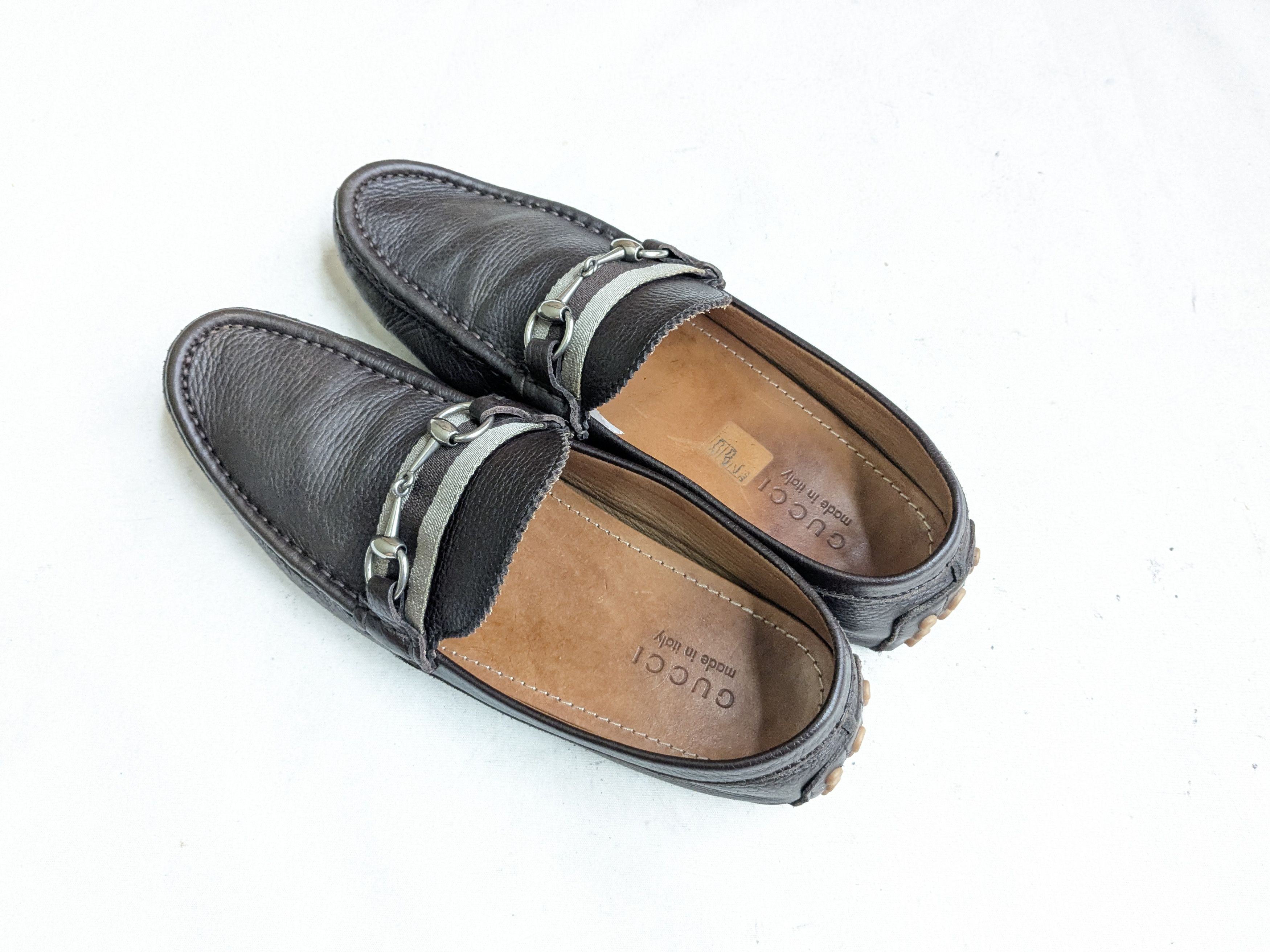 Gucci Gucci Horsebit Driving Loafers Brown 11 Leather Snaffle Size US 11 / EU 44 - 12 Thumbnail