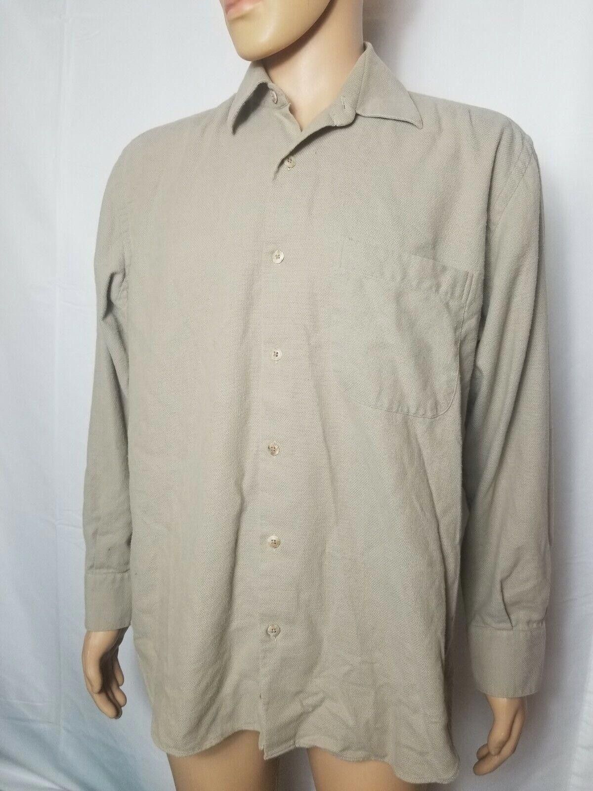 Hart Schaffner Marx Hart Schaffner Marx Mens Button Up Shirt Made in Italy Size US M / EU 48-50 / 2 - 2 Thumbnail