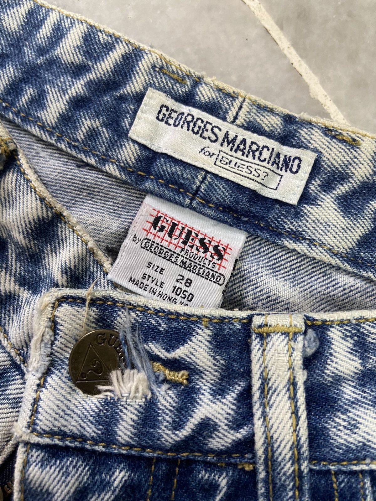 Georges Marciano Vintage Guess jeans acid Wash Georges Marciano Size US 27 - 7 Thumbnail