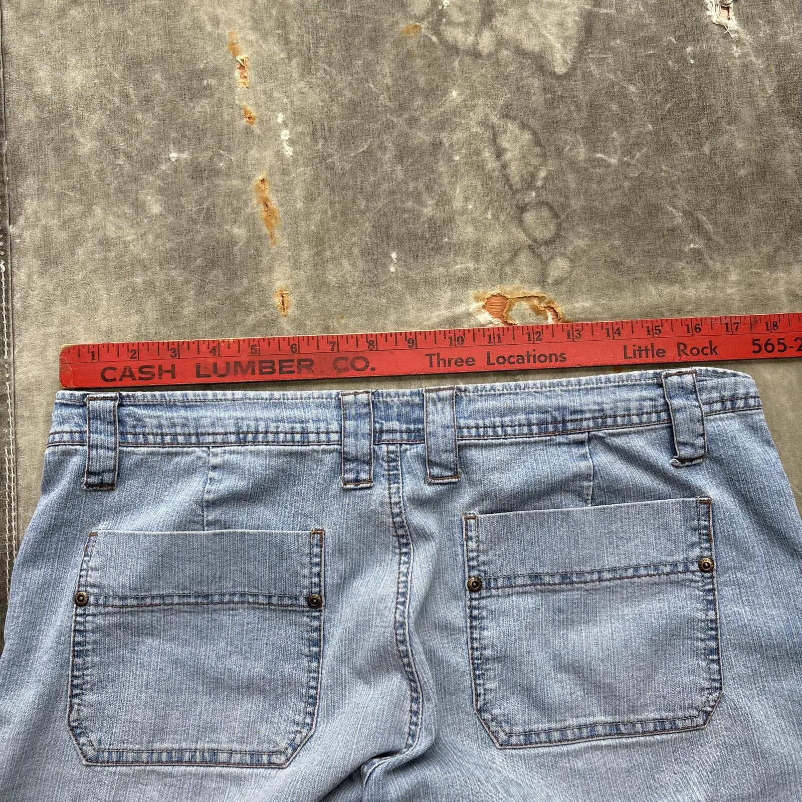 Faded Glory Vintage Y2K Faded Glory Indie Skater Denim Shorts Jorts Size 34" / US 12 / IT 48 - 4 Thumbnail