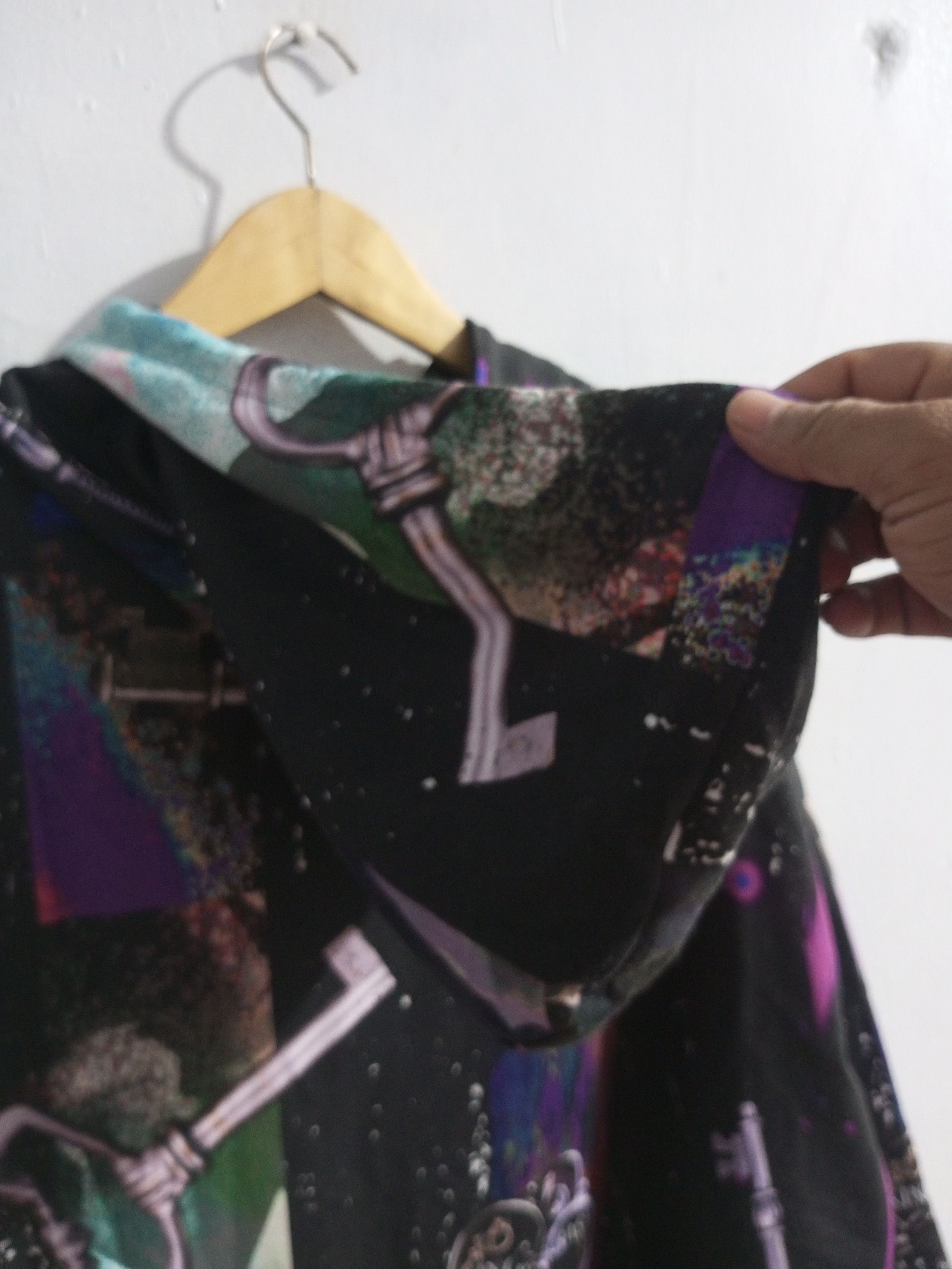 If Six Was Nine × Japanese Brand × Le Grande Bleu (L.G.B.) Vintage KMK japanese brand short sleeve hoodie Size US XXL / EU 58 / 5 - 8 Thumbnail