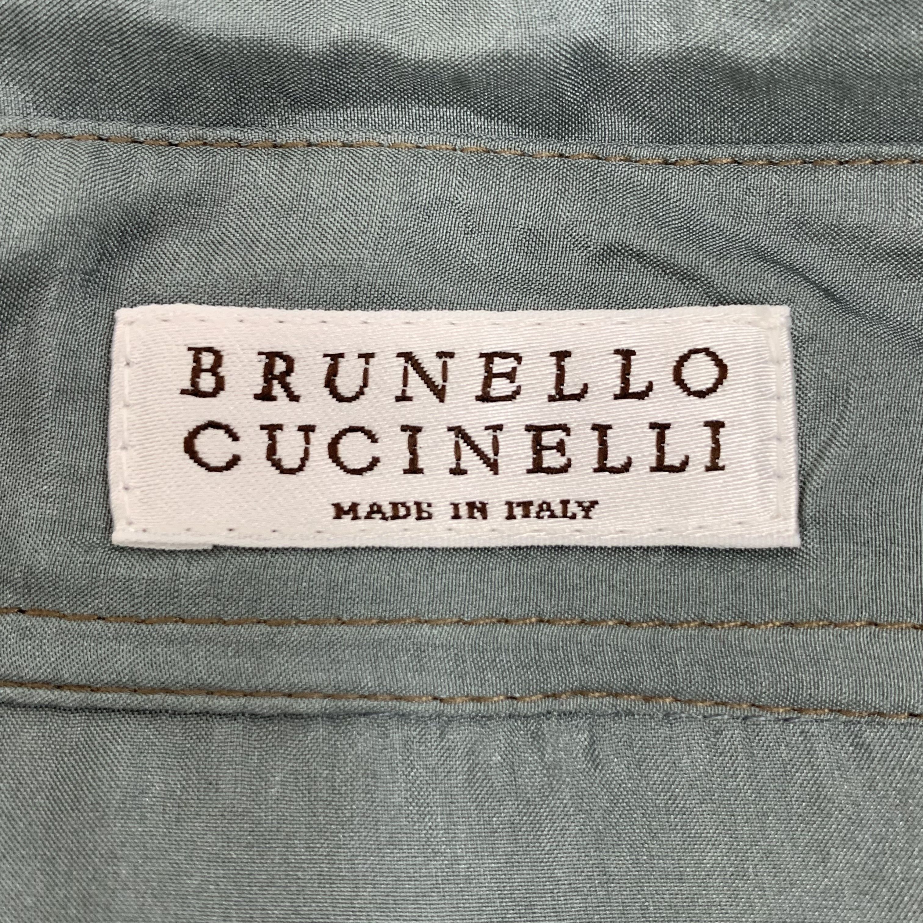 Brunello Cucinelli CM0216 Brunello Cucinelli Womens Oversized Button-Up Shirt Size S / US 4 / IT 40 - 5 Thumbnail