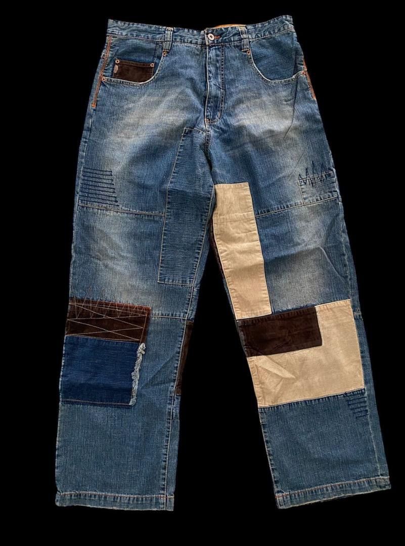 Japanese Brand × Pepe Jeans Kapital Pachwork inspira Denim Jeans oversized Size US 36 / EU 52 - 1 Thumbnail