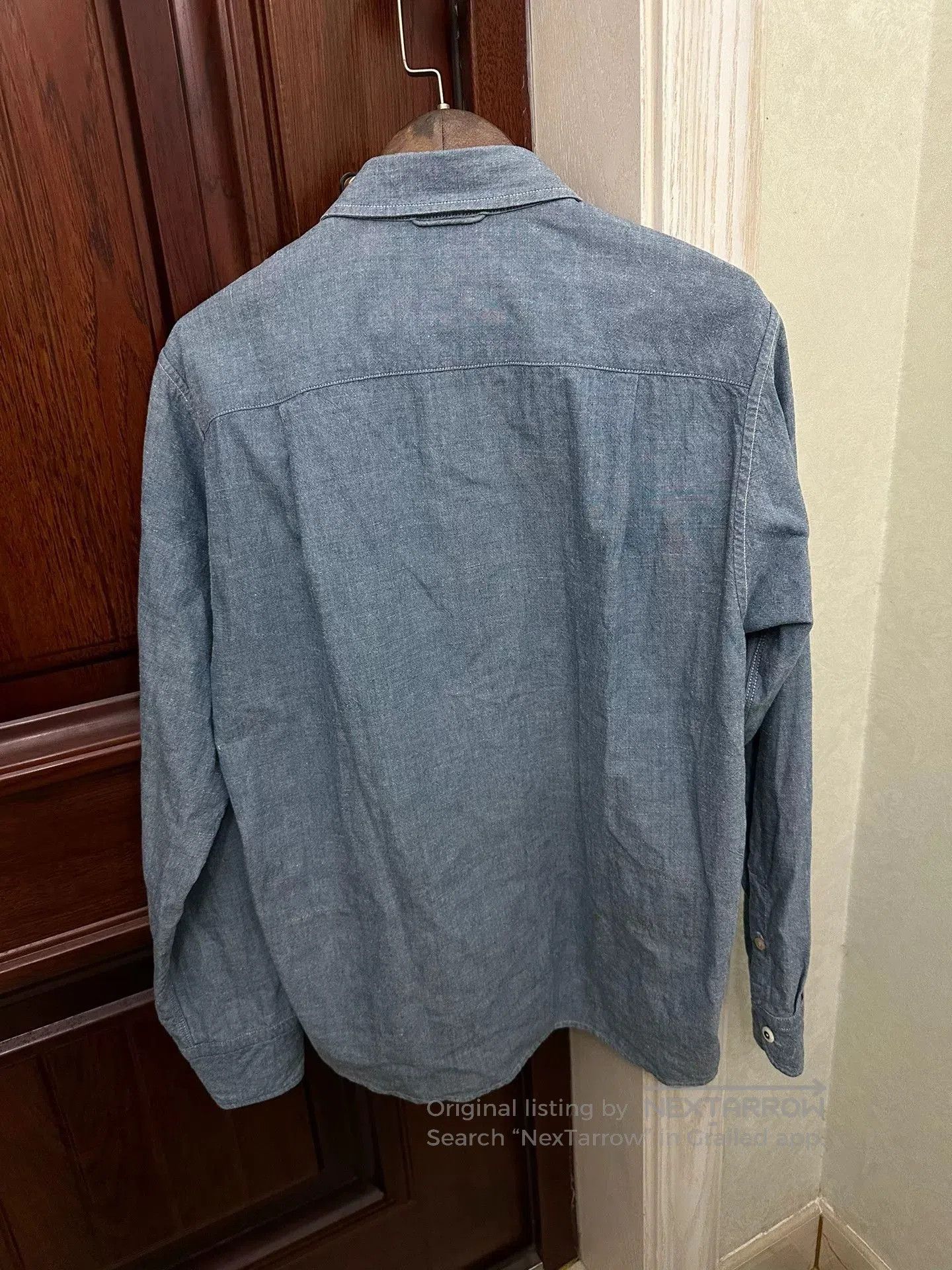 45rpm Beautiful Blue Dyed Shirt for Versatile Styling. Size US XXS / EU 40 - 7 Thumbnail