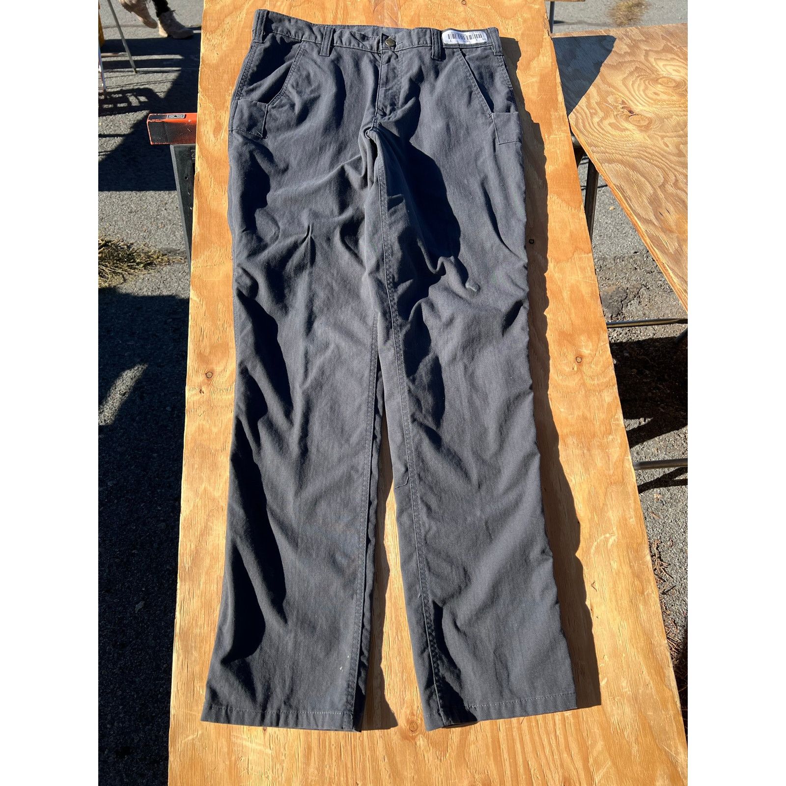 Carhartt Carhartt Relaxed Fit Gray Canvas Work Pants Mens 32x34 Size US 32 / EU 48 - 3 Thumbnail