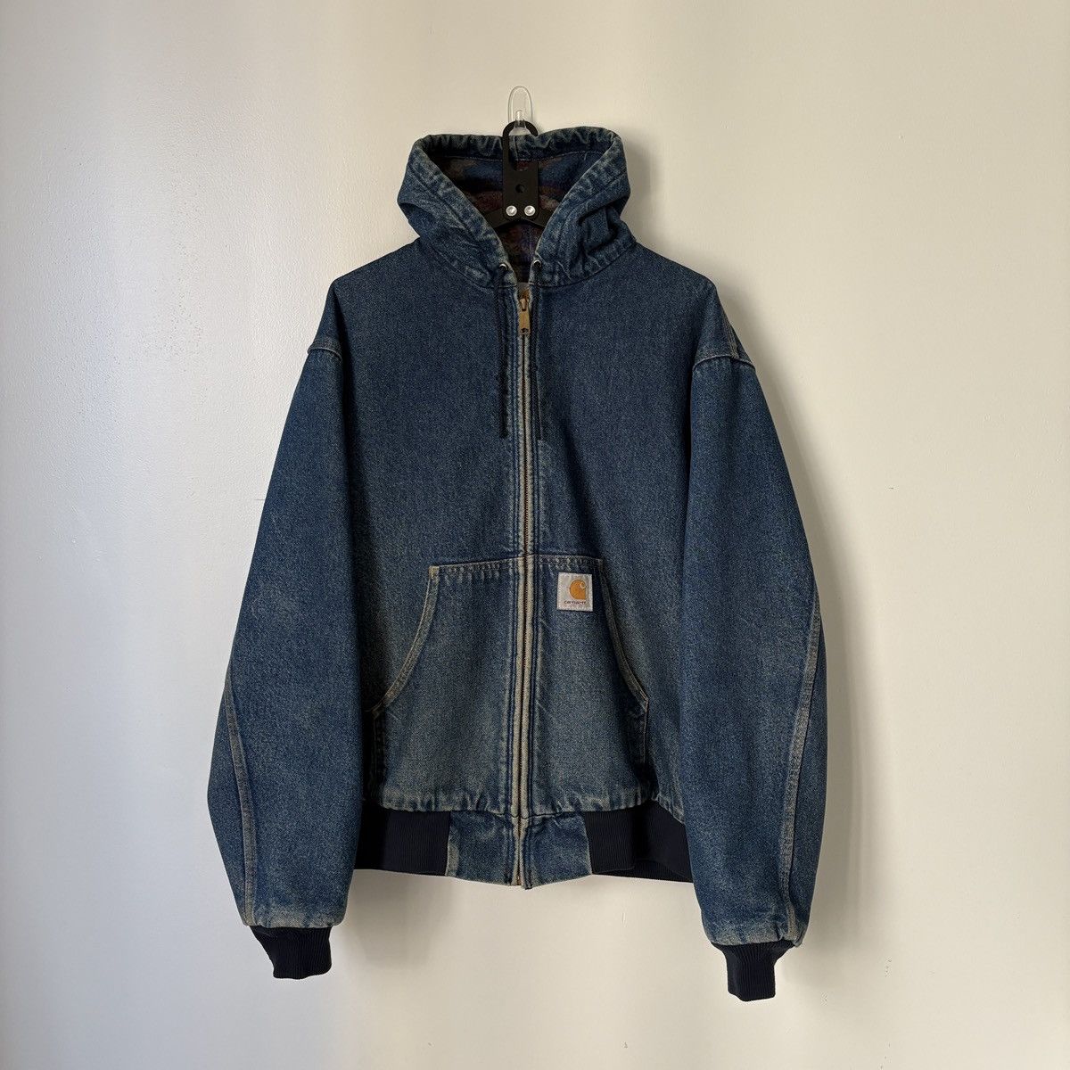 Carhartt × Vintage VTG 90's Carhartt Aztec Tribal Damson Purple