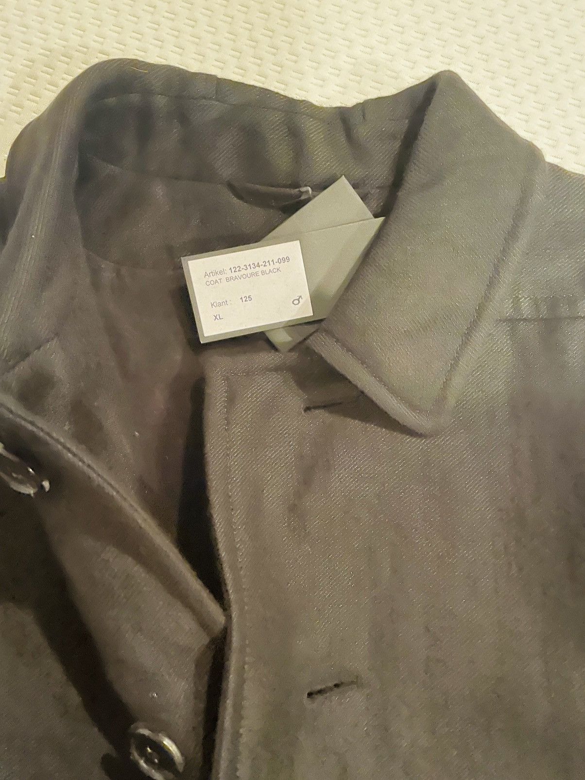Ann Demeulemeester Ann’s Bravoure Black medium weight jacket. Size US XL / EU 56 / 4 - 7 Thumbnail