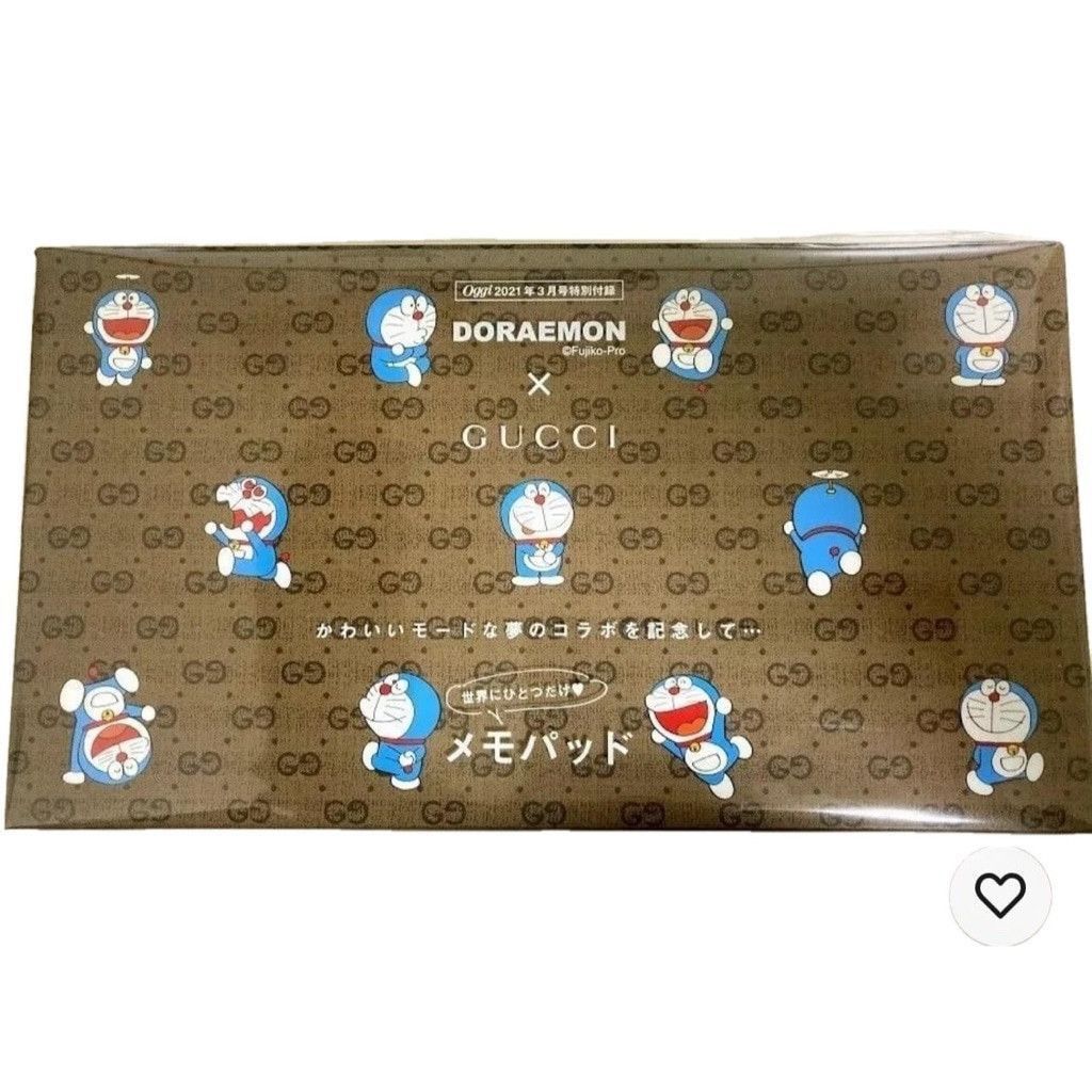 Gucci Unisex Gucci Doraemon Memo Pad Brown Size ONE SIZE - 5 Thumbnail
