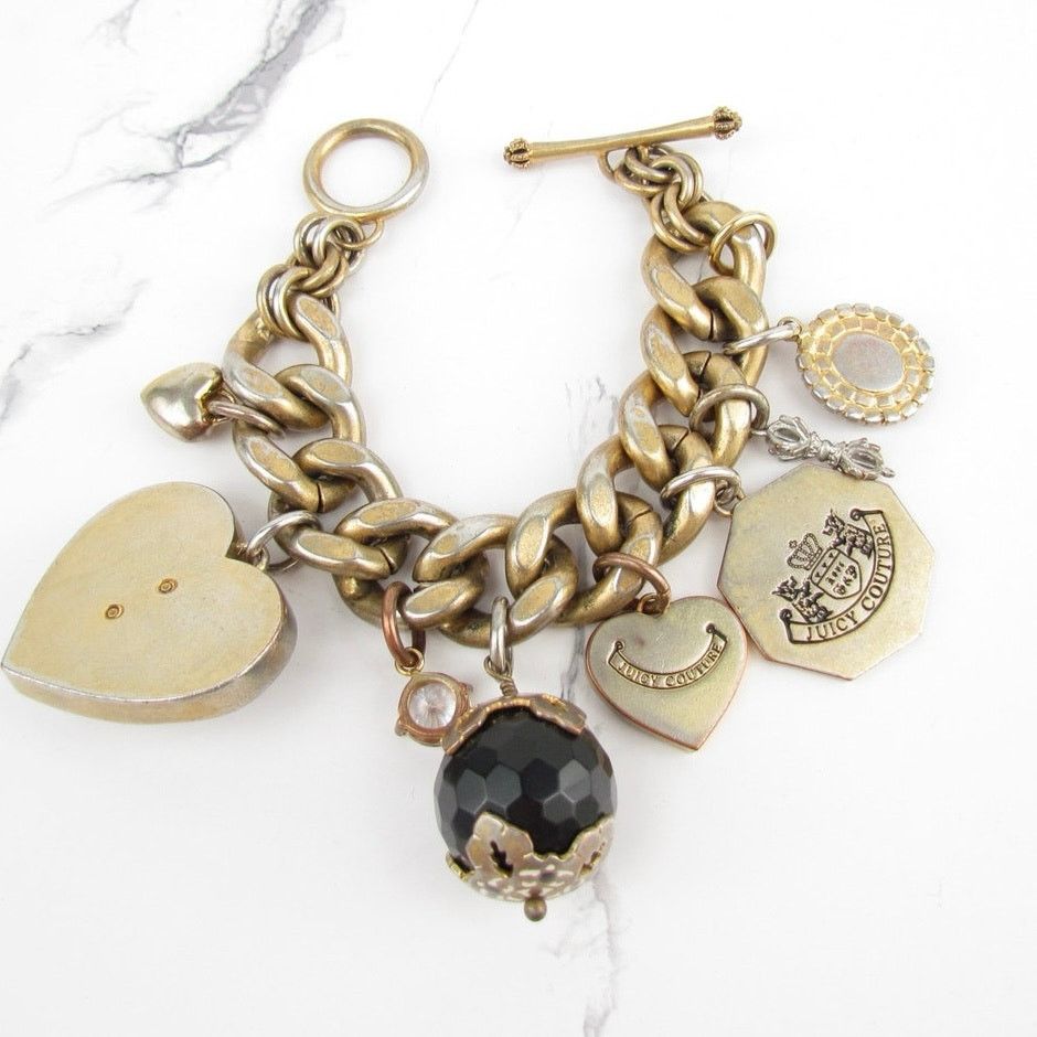 Juicy Couture Juicy Couture Rare Multi Charm Bracelet Size ONE SIZE - 3 Thumbnail