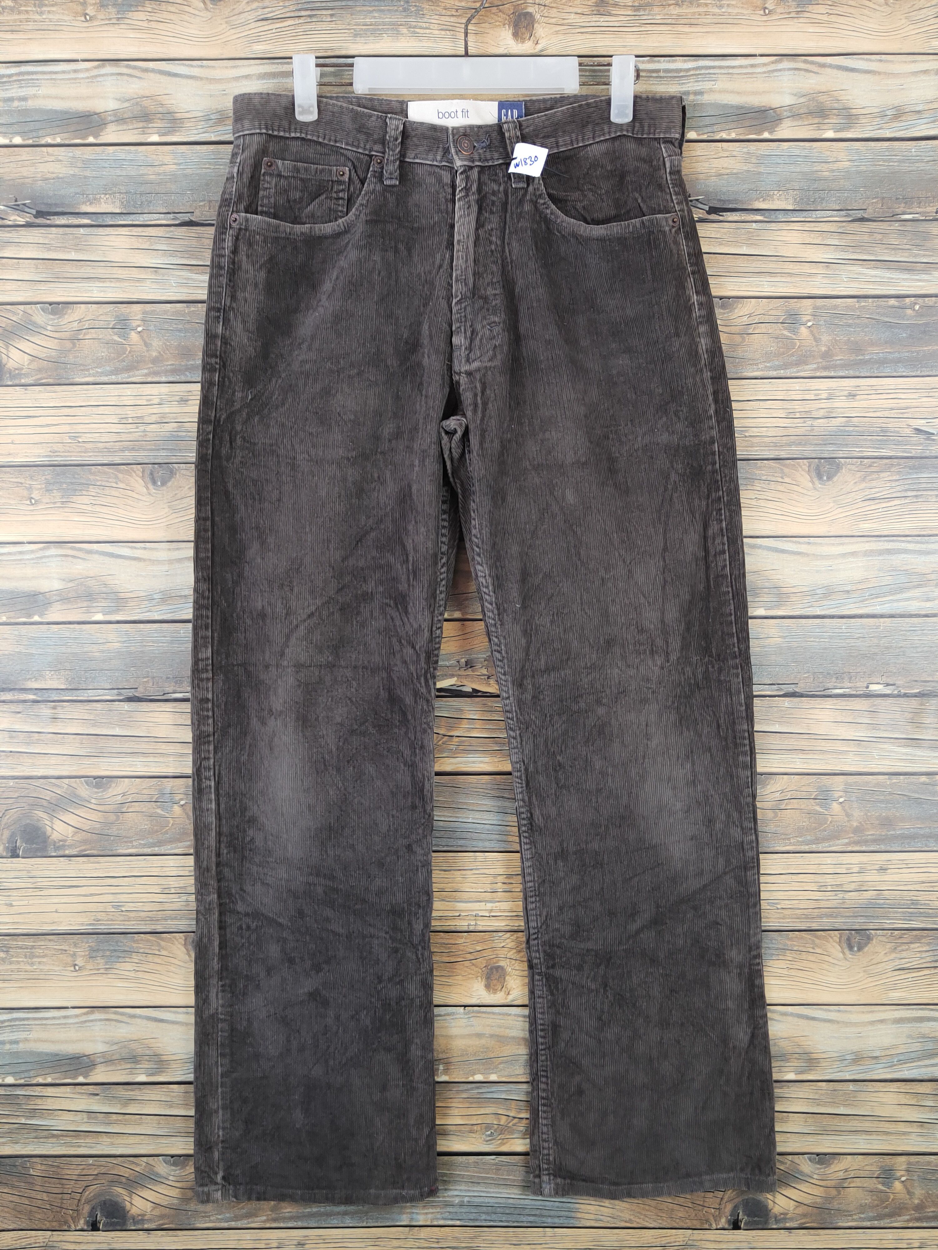 Gap Gap Dark Brown Multipocket Corduroy Pants #W1830 Size US 31 - 1 Thumbnail