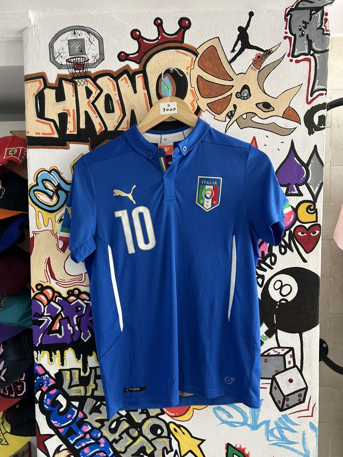 Puma × Vintage Meriggioli 2014 Italy Home Kit Size US S / EU 44-46 / 1 - 1 Thumbnail