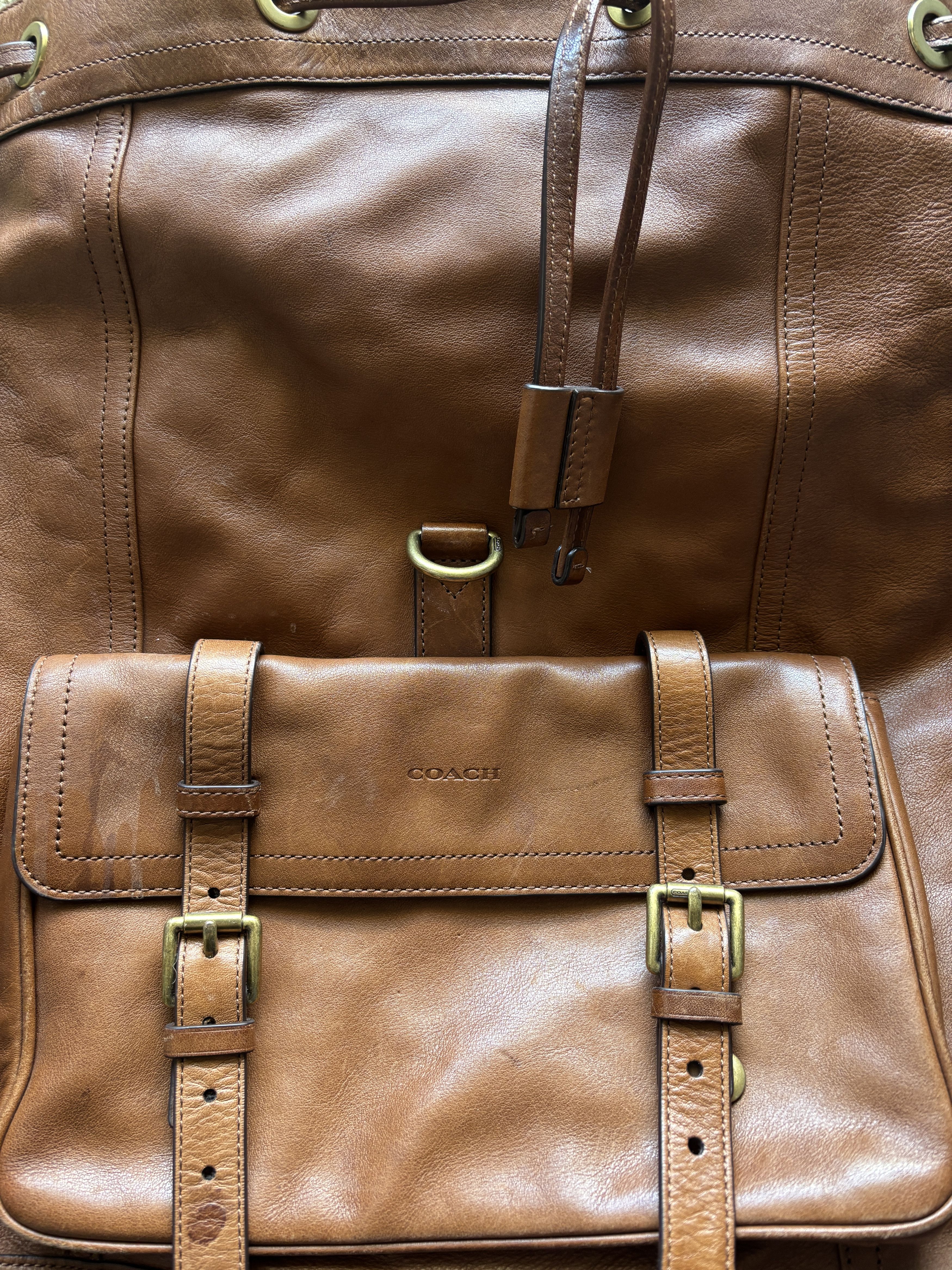 Coach Coach Leather Backpack Size ONE SIZE - 4 Thumbnail