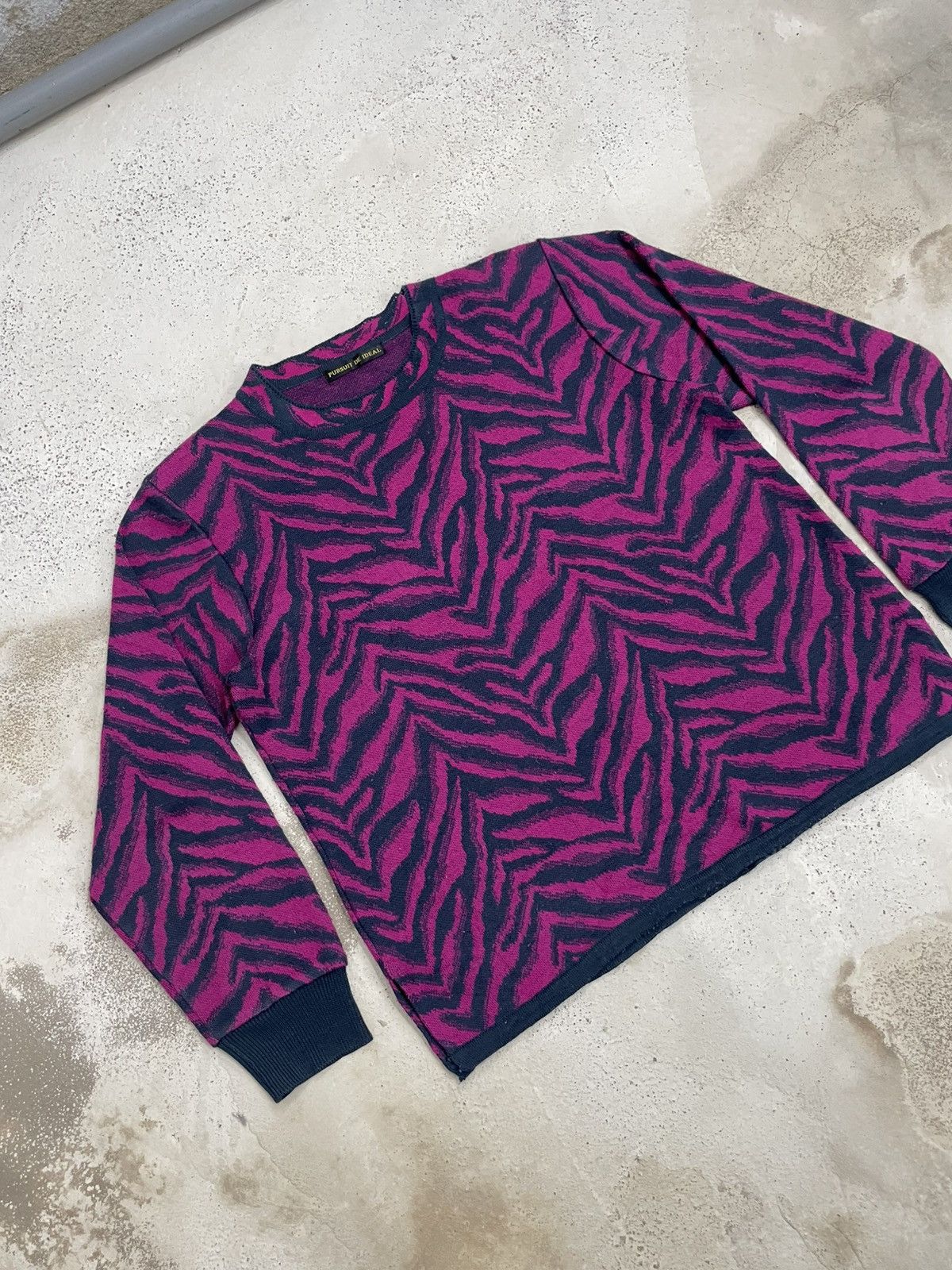 Designer Pursuit de Ideal Knitwear Sweatshirt 3D Japanese Motive Size US M / EU 48-50 / 2 - 3 Thumbnail