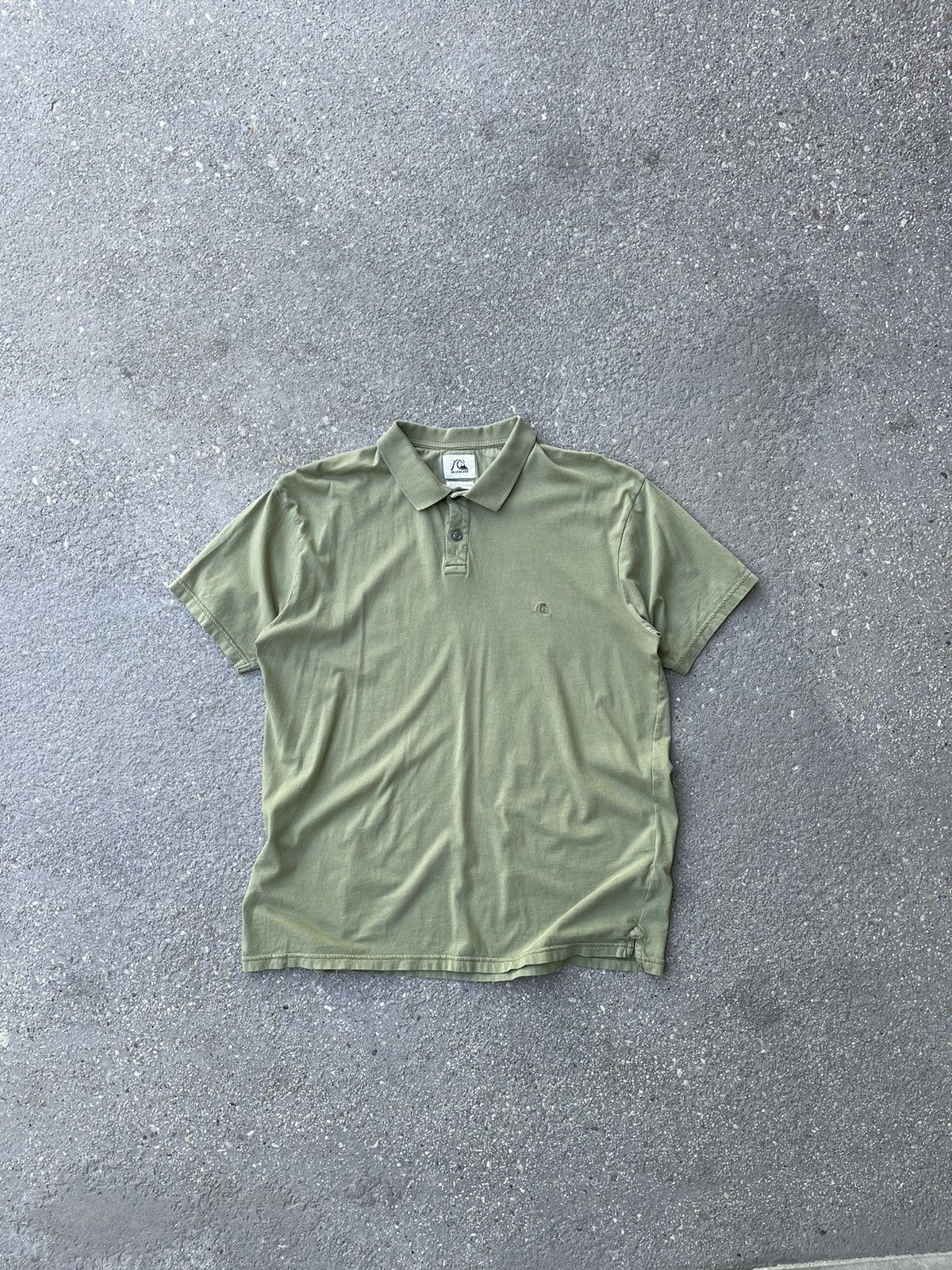 Quicksilver × Quiksilver Light Olive Green Quiksilver Polo Size US XL / EU 56 / 4 - 1 Thumbnail