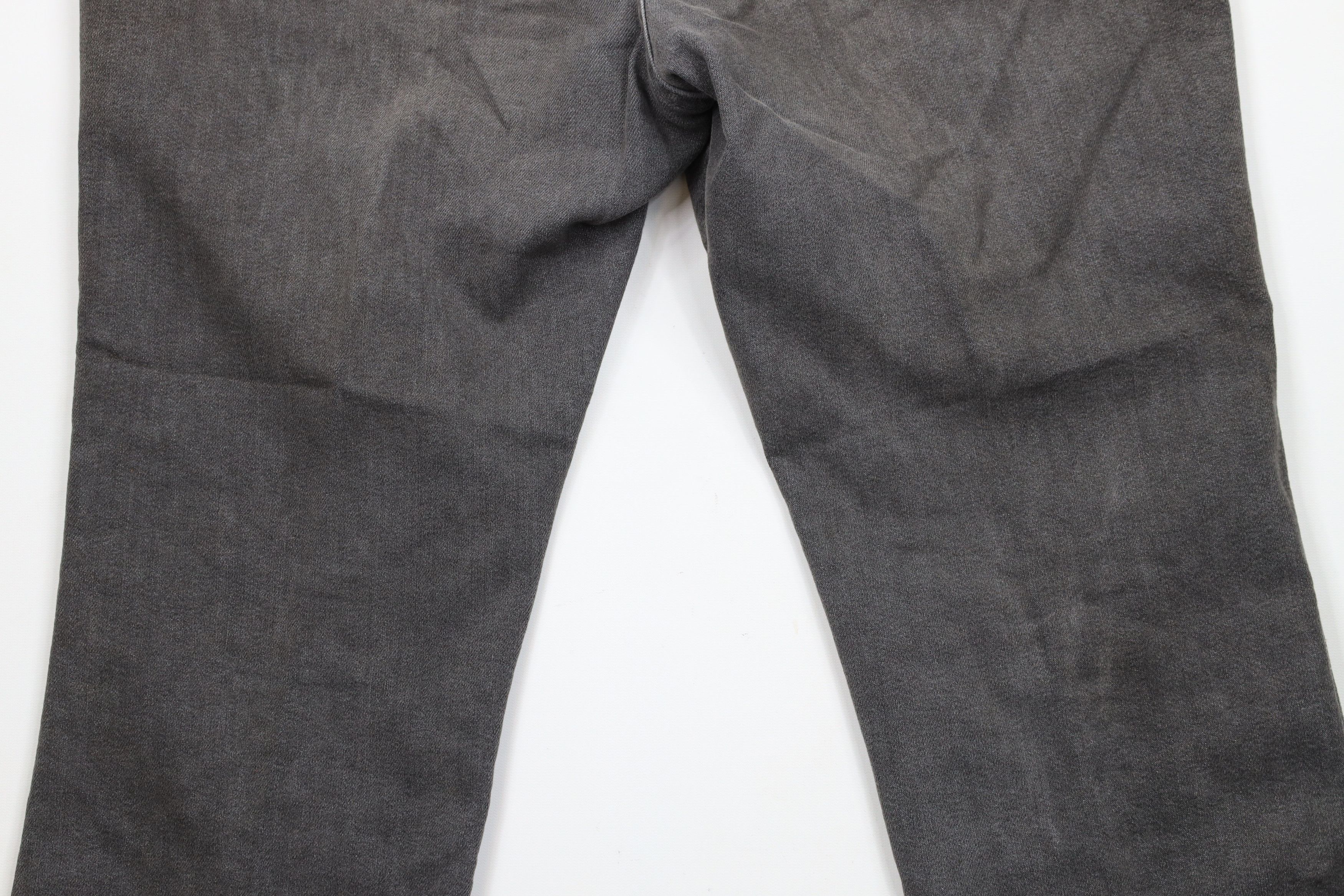 Vintage × Wrangler Vintage 80s 90s Wrangler Wide Leg Bootcut Denim Jeans Black Size US 40 / EU 56 - 14 Thumbnail
