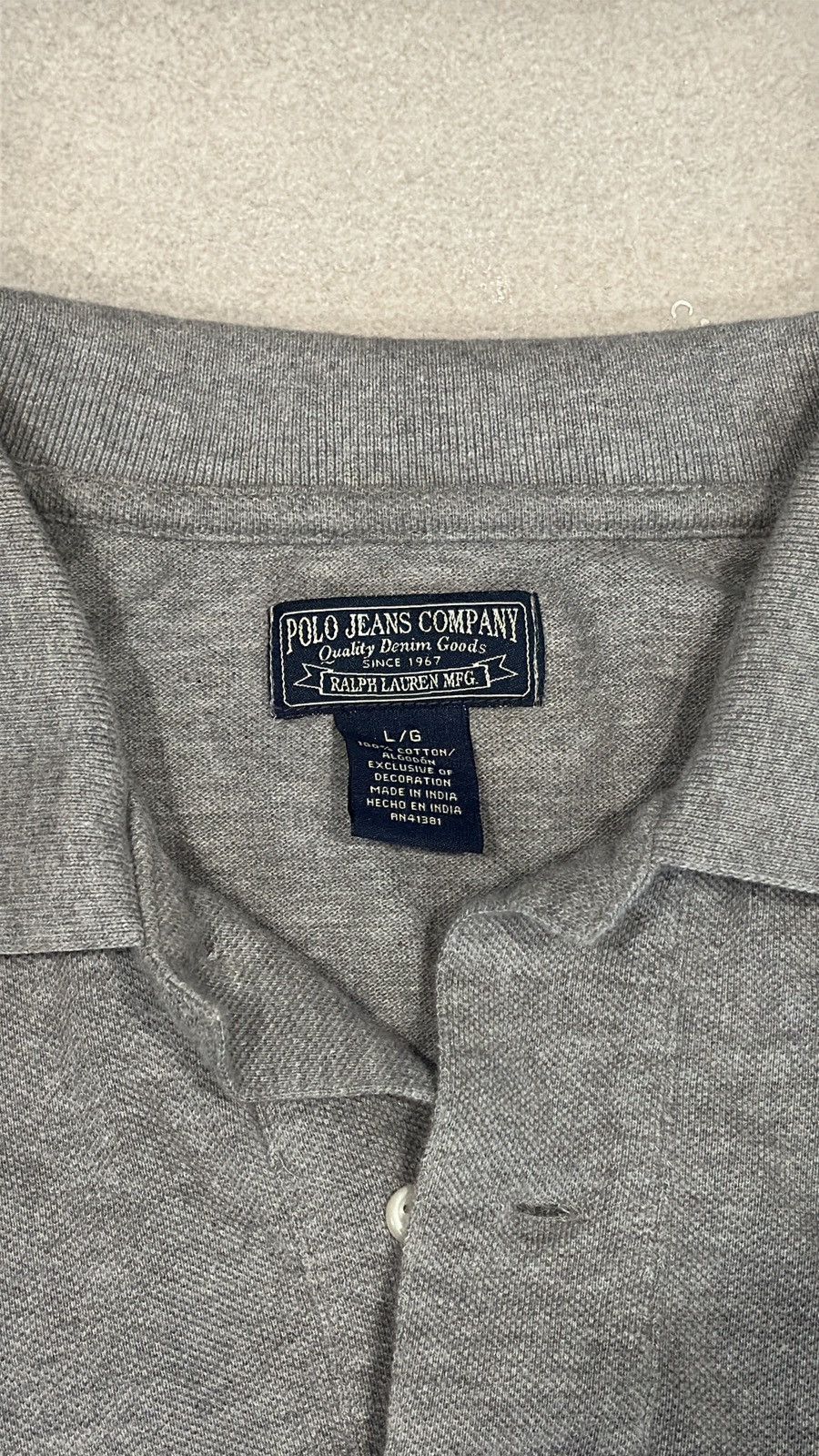Polo Ralph Lauren Ralph Lauren Jean 67 Embroidered Shield Logo Polo Shirt Vtg Size US L / EU 52-54 / 3 - 2 Thumbnail
