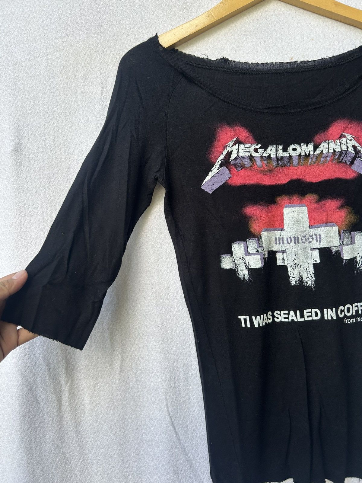 14th Addiction × Japanese Brand × MOUSSY Megalomania Moussy Cross Poem Shirt Size US XS / EU 42 / 0 - 3 Thumbnail