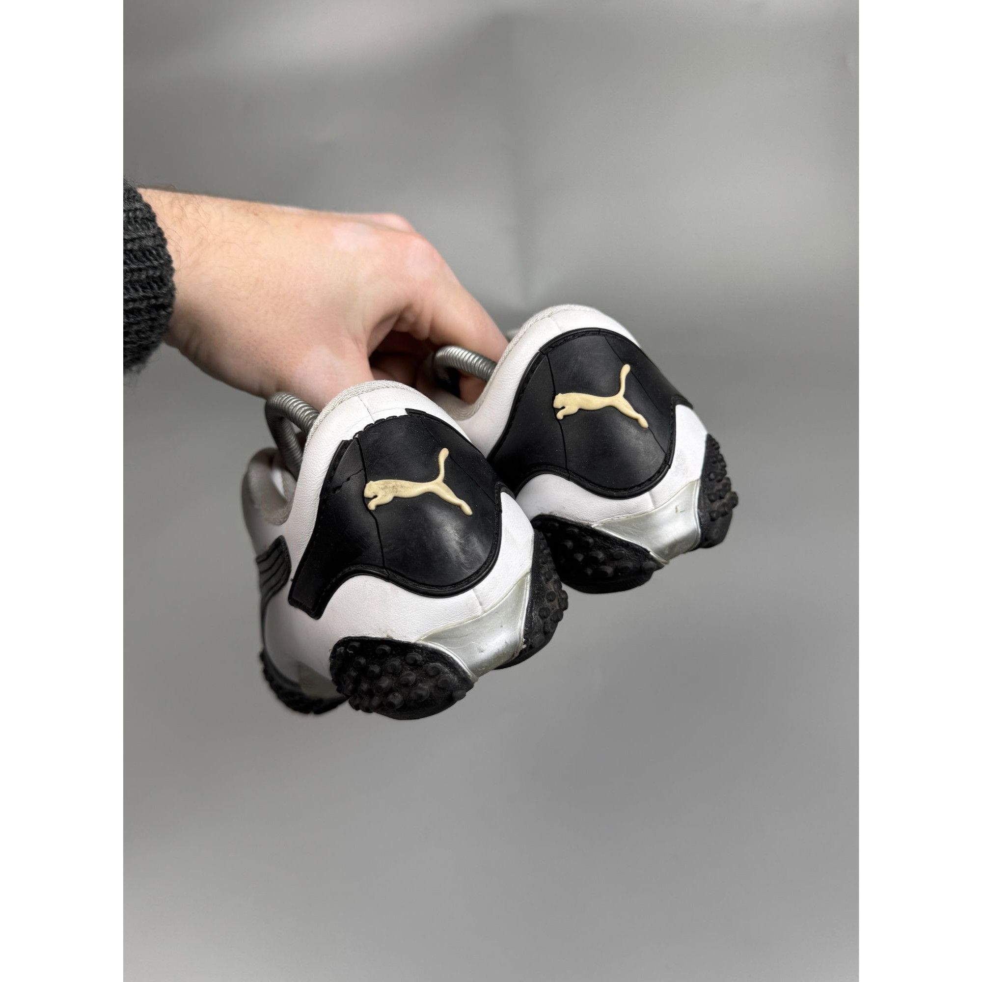 Puma Puma Mostro Vintage White Leather Sneakers (Y1256) Size US 7.5 / EU 40-41 - 5 Thumbnail