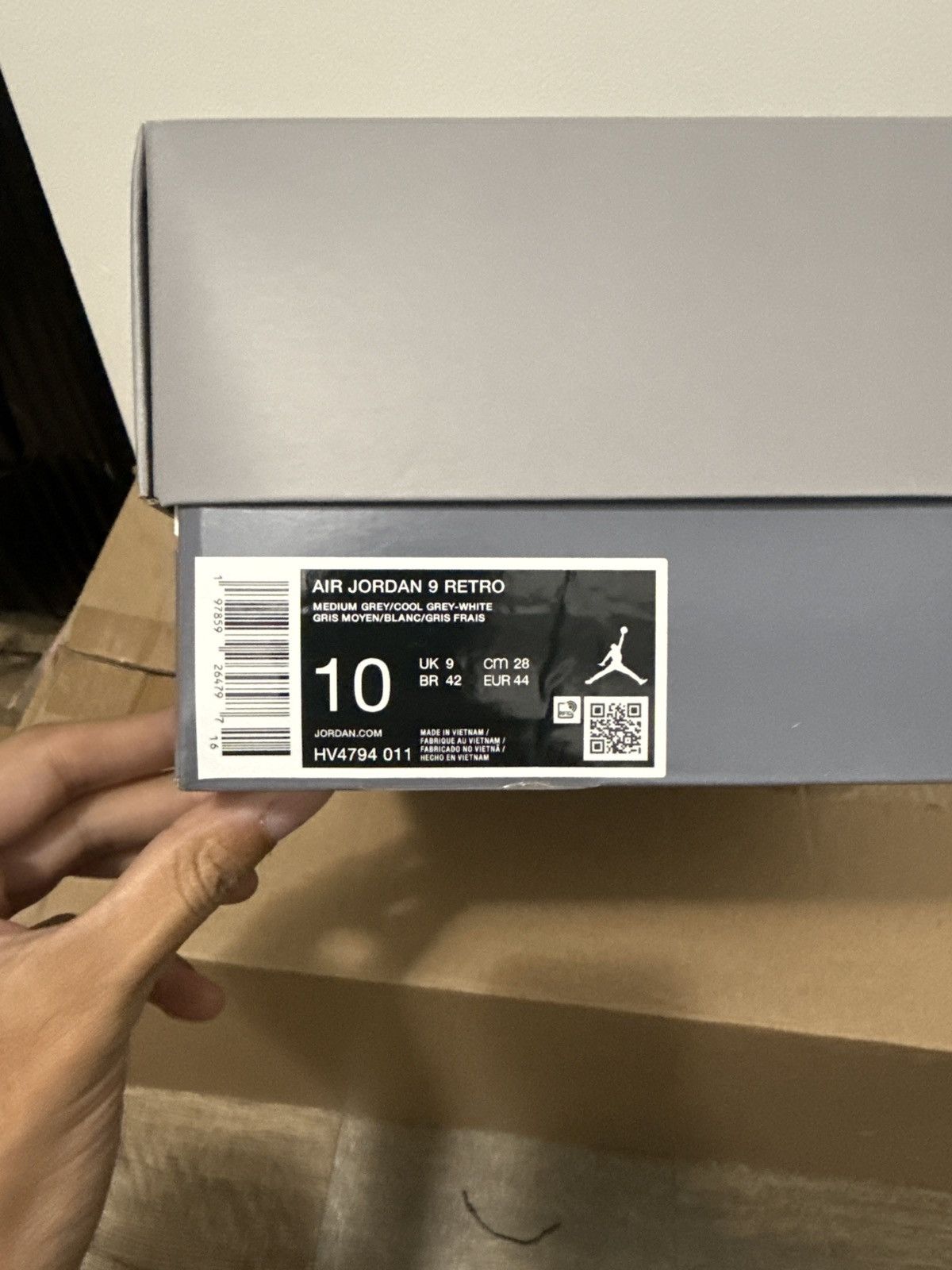Jordan Brand Jordan 9 Retro Cool Grey 2025 Size US 10 / EU 43 - 10 Thumbnail