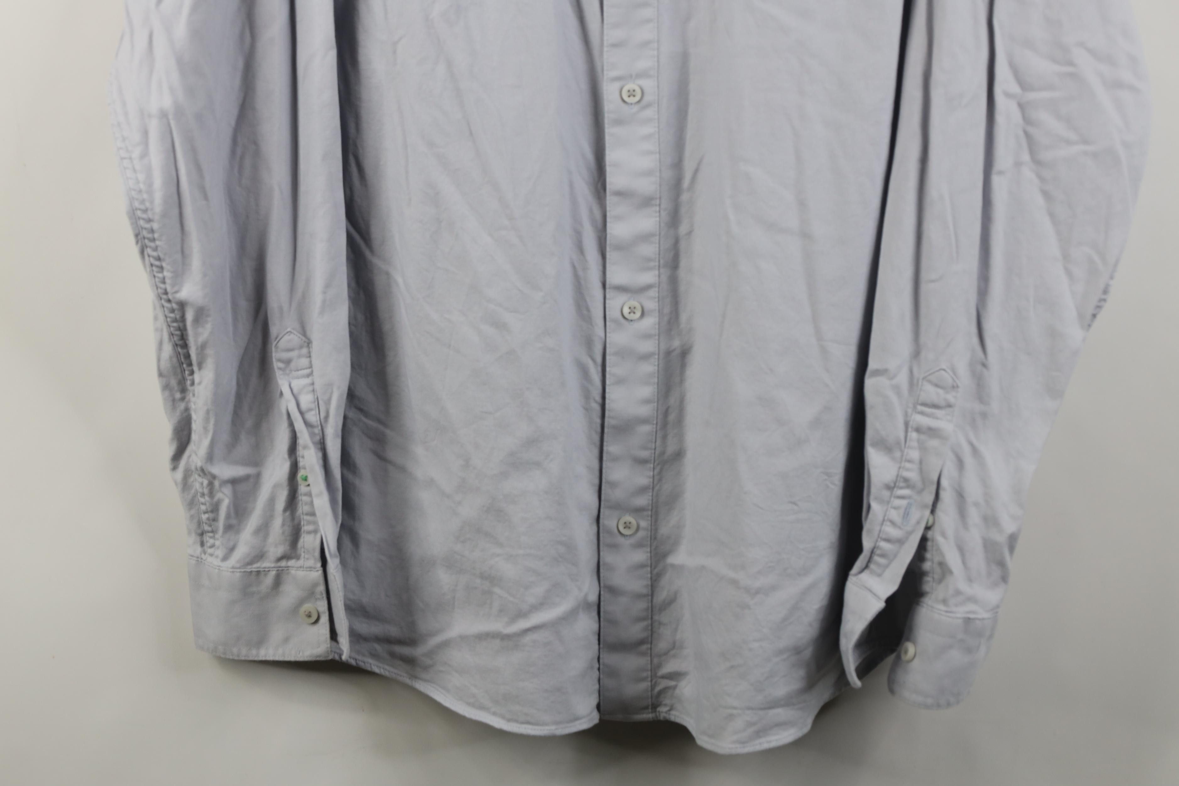 Vintage Linksoul Link Soul Collared Button Down Shirt Steel Blue Size US XL / EU 56 / 4 - 3 Thumbnail