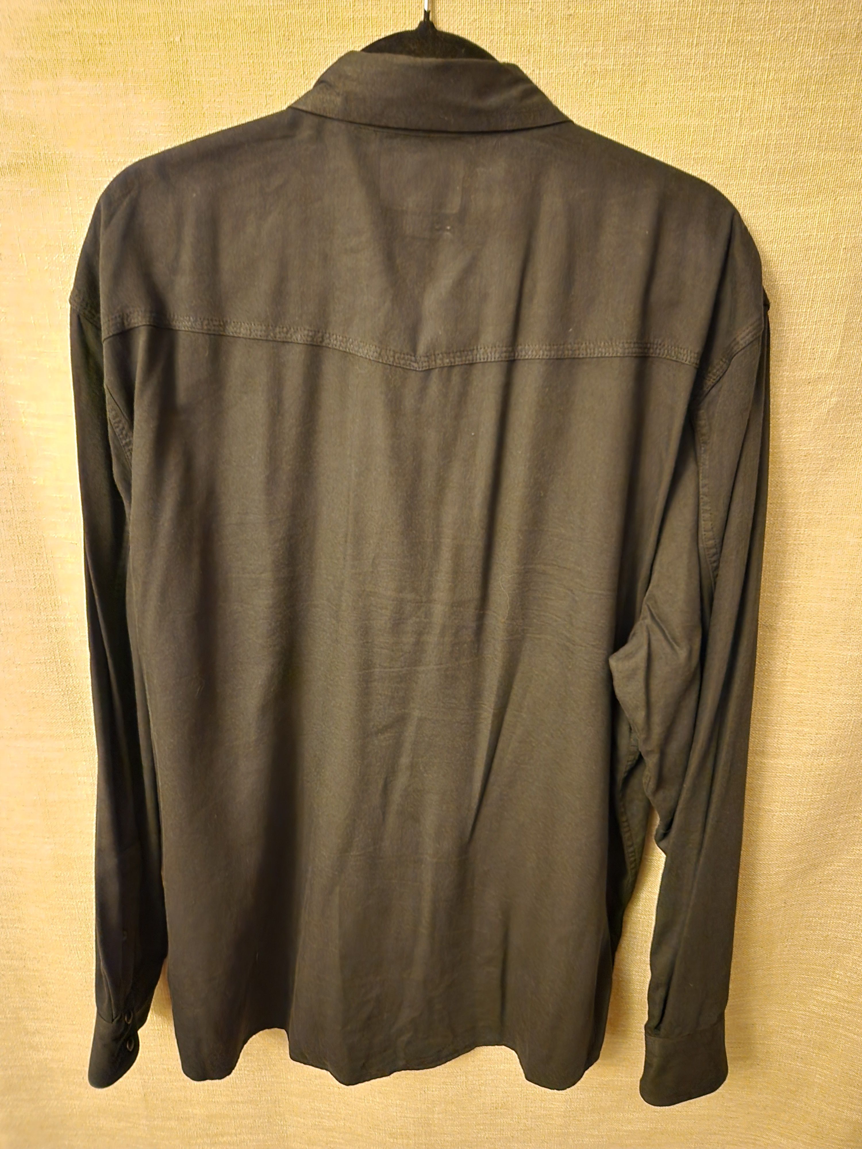 Lucky Brand × Vintage Vintage 90's Long Sleeve Western Style Shirt Size US XL / EU 56 / 4 - 2 Thumbnail