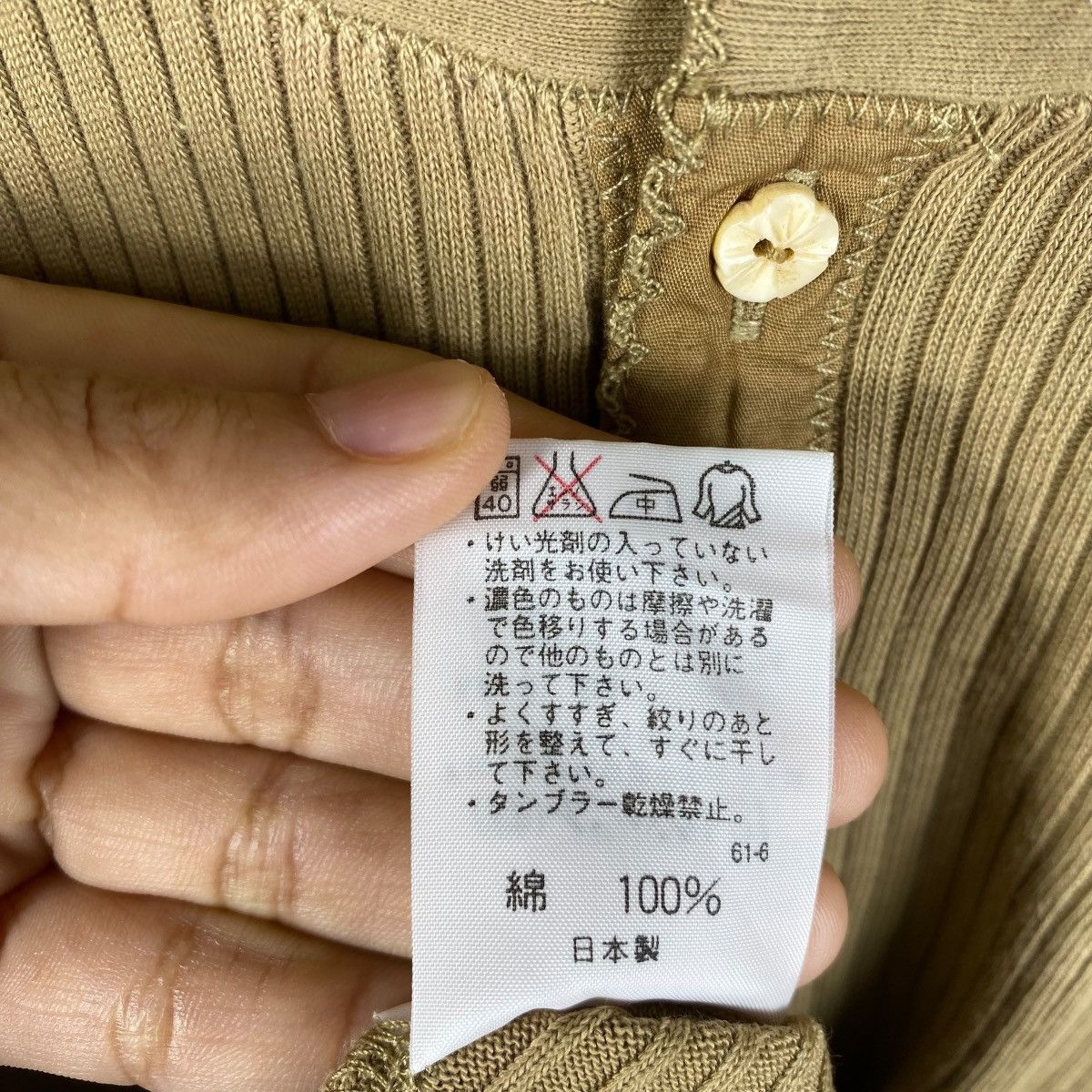 Ralph Lauren Women RALPH LAUREN Knitted Button Tops Tee Large Size Size L / US 10 / IT 46 - 7 Thumbnail