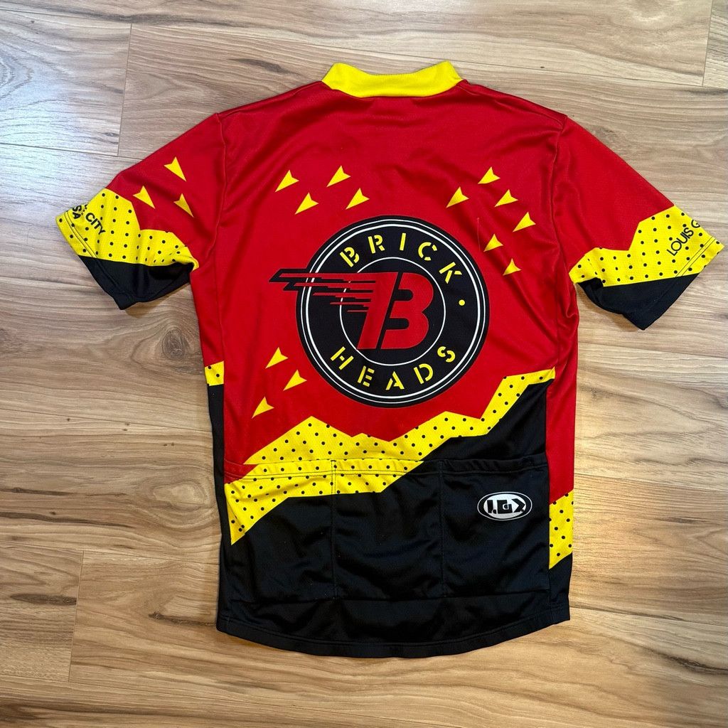 47 Brand Louis Garneau Men’s Brick Heads Cycling Jersey L Size US XXS / EU 40 - 2 Thumbnail